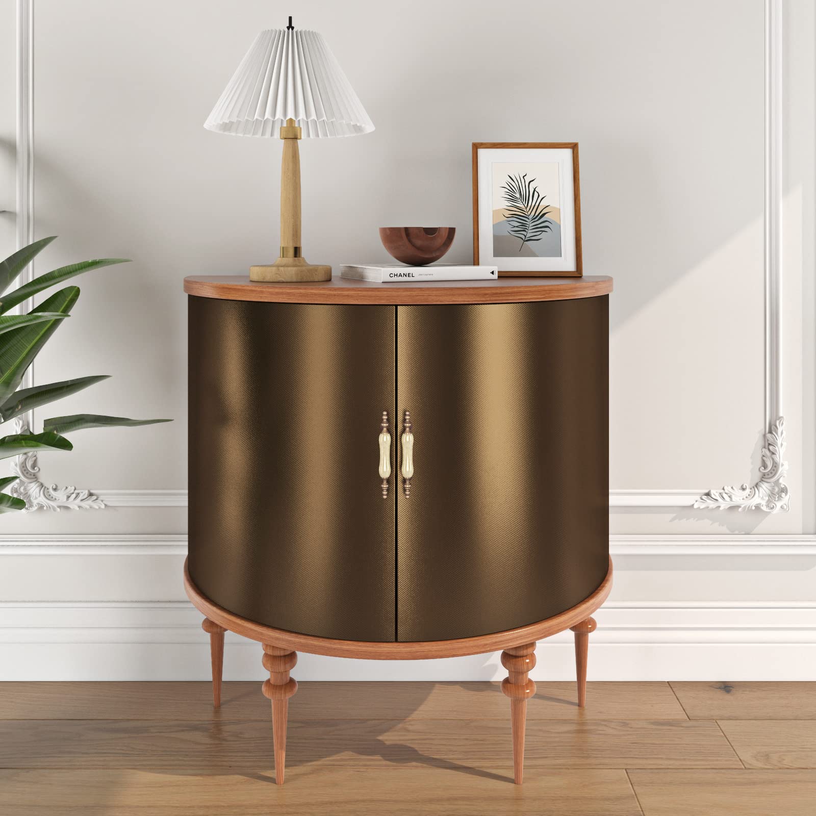 Vinilo Adhesivo Dorado Metalizado Para Muebles Y Paredes - Rollo De 40 Cm X 5 M, Lavable E Impermeable