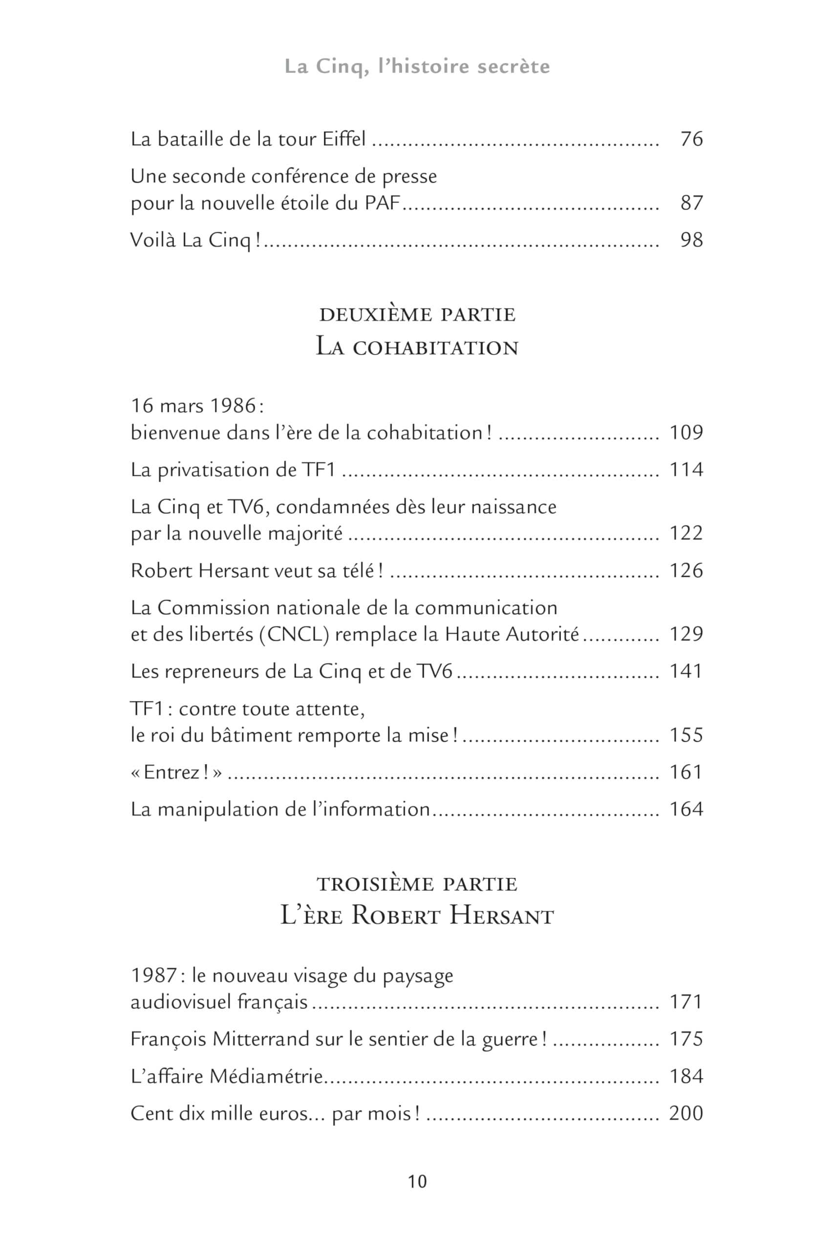 La Cinq, L'histoire secrète