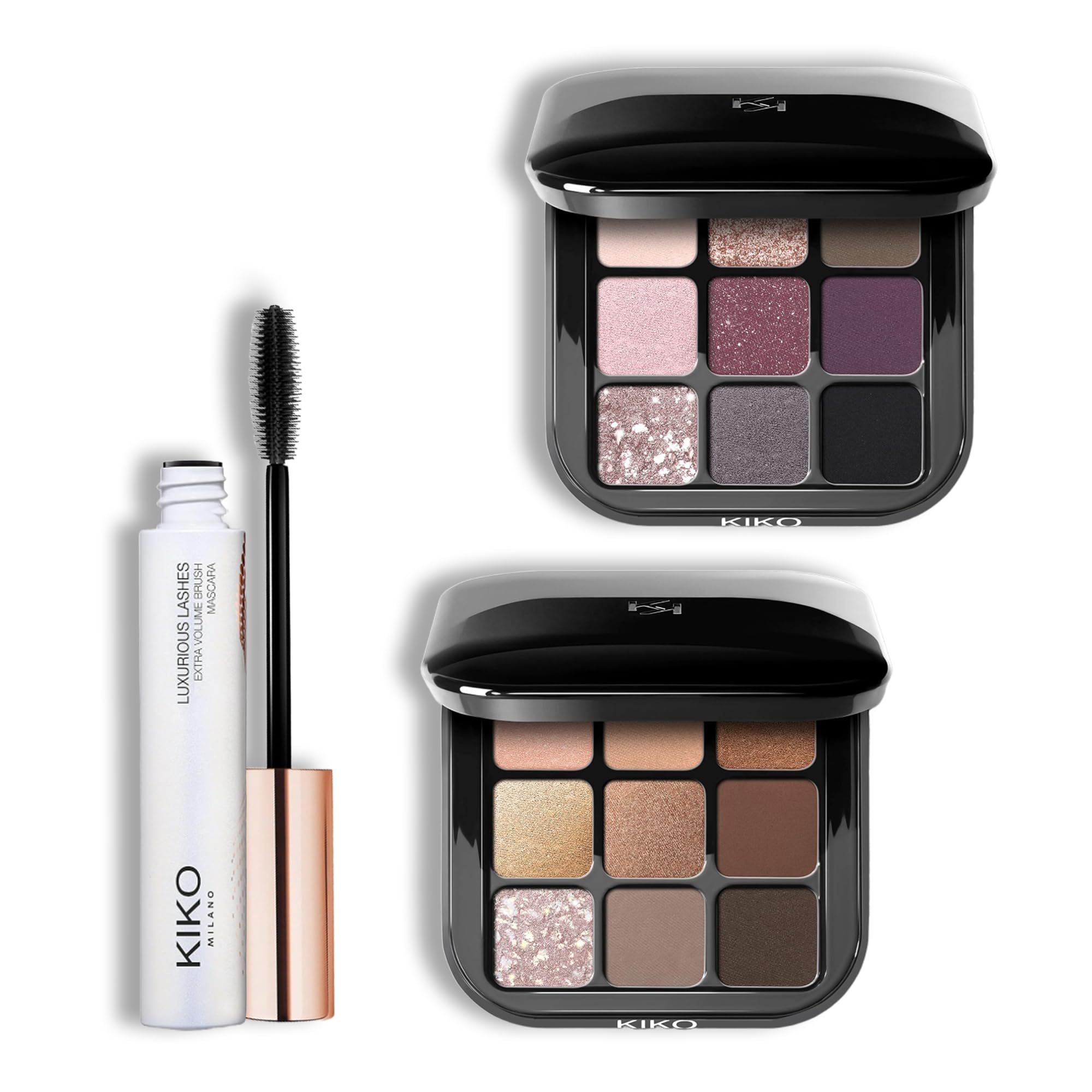 KIKO Milano Ultimate Eye Essentials Set | Mascara, Eyeliner & Sharpener for Long-Wearing, Defined Eye Looks