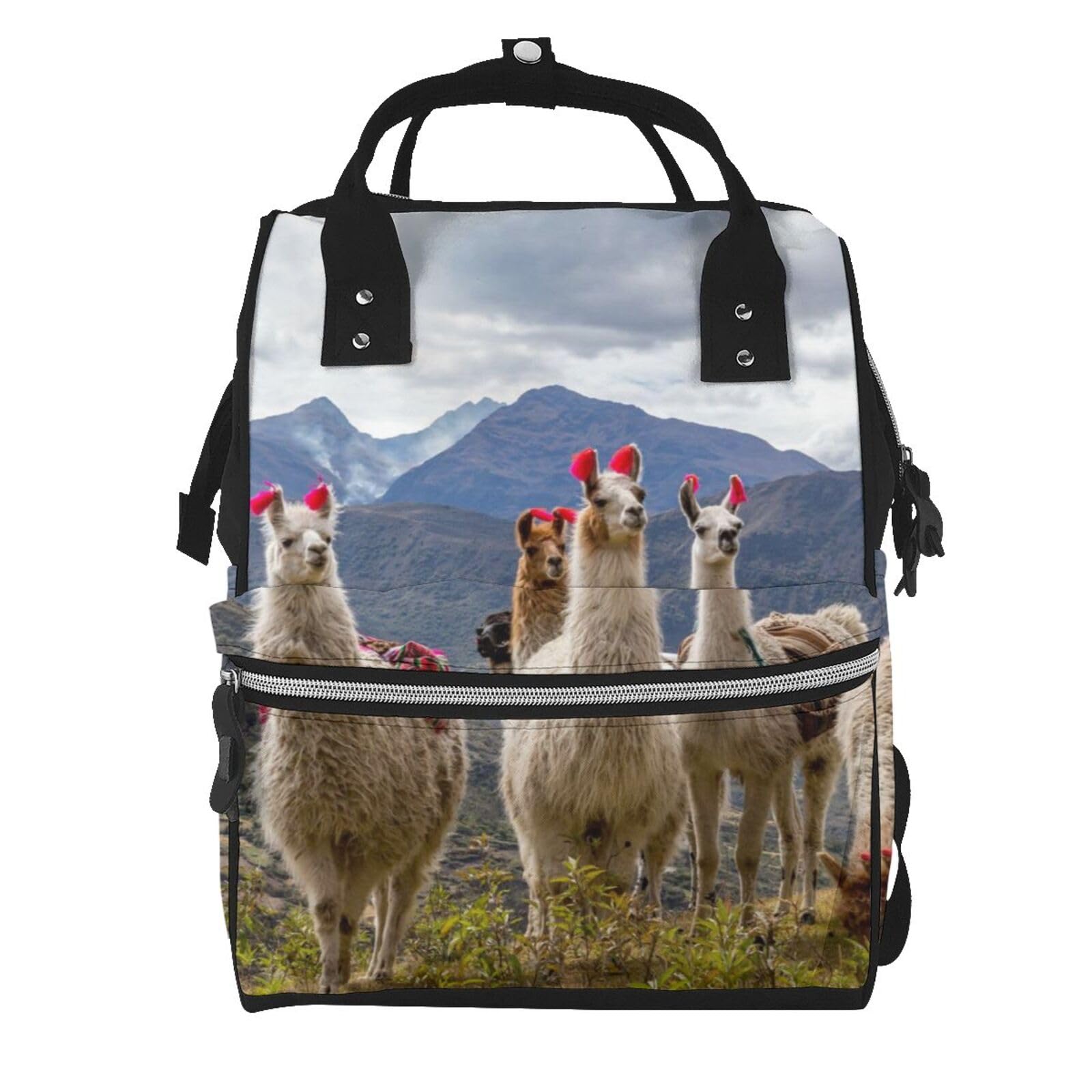 Sac à dos à langer grande capacité multifonction pour les sorties - 7