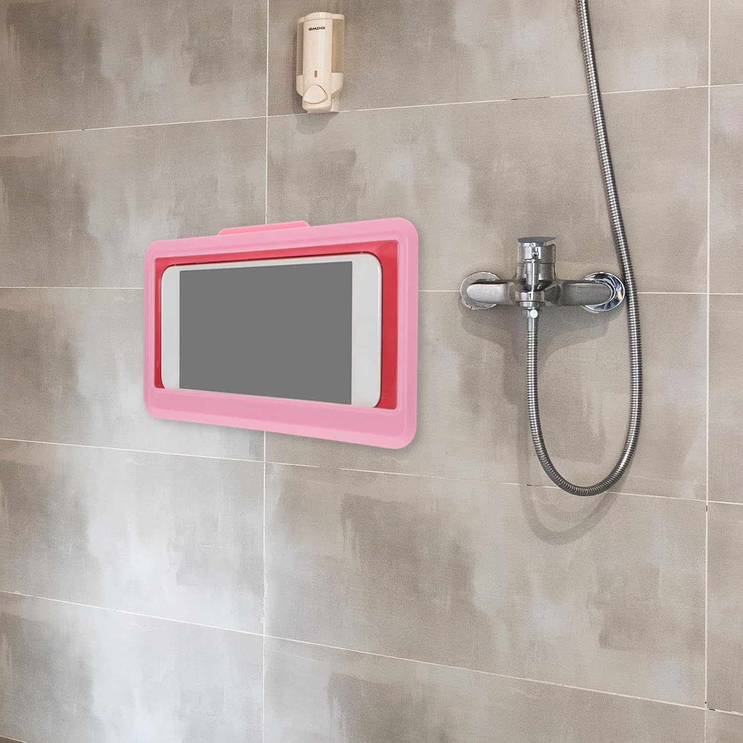 Zerodeko Waterproof Wall Mounted Shower Phone Holder for Bathroom Use image 5