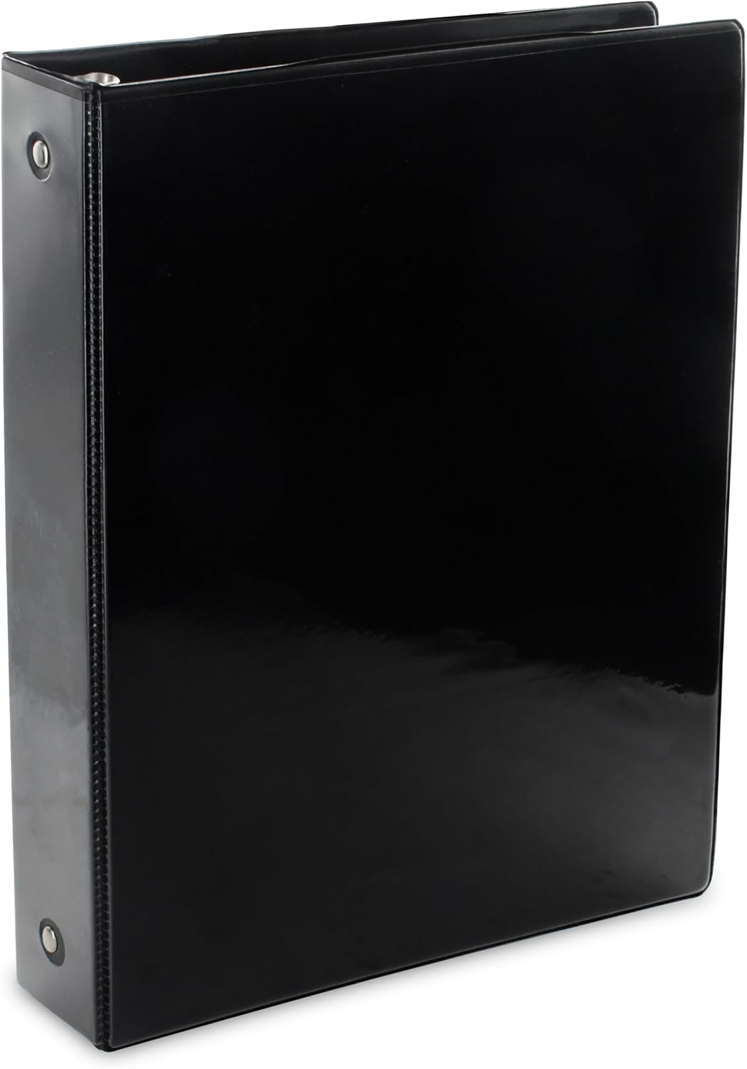 Emraw Heavy-Duty3-Way View Black 3-Ring Binder 1.5-Inch – Used for Papers, Loose-Leafs, Business Cards, Compact Discs, Etc.