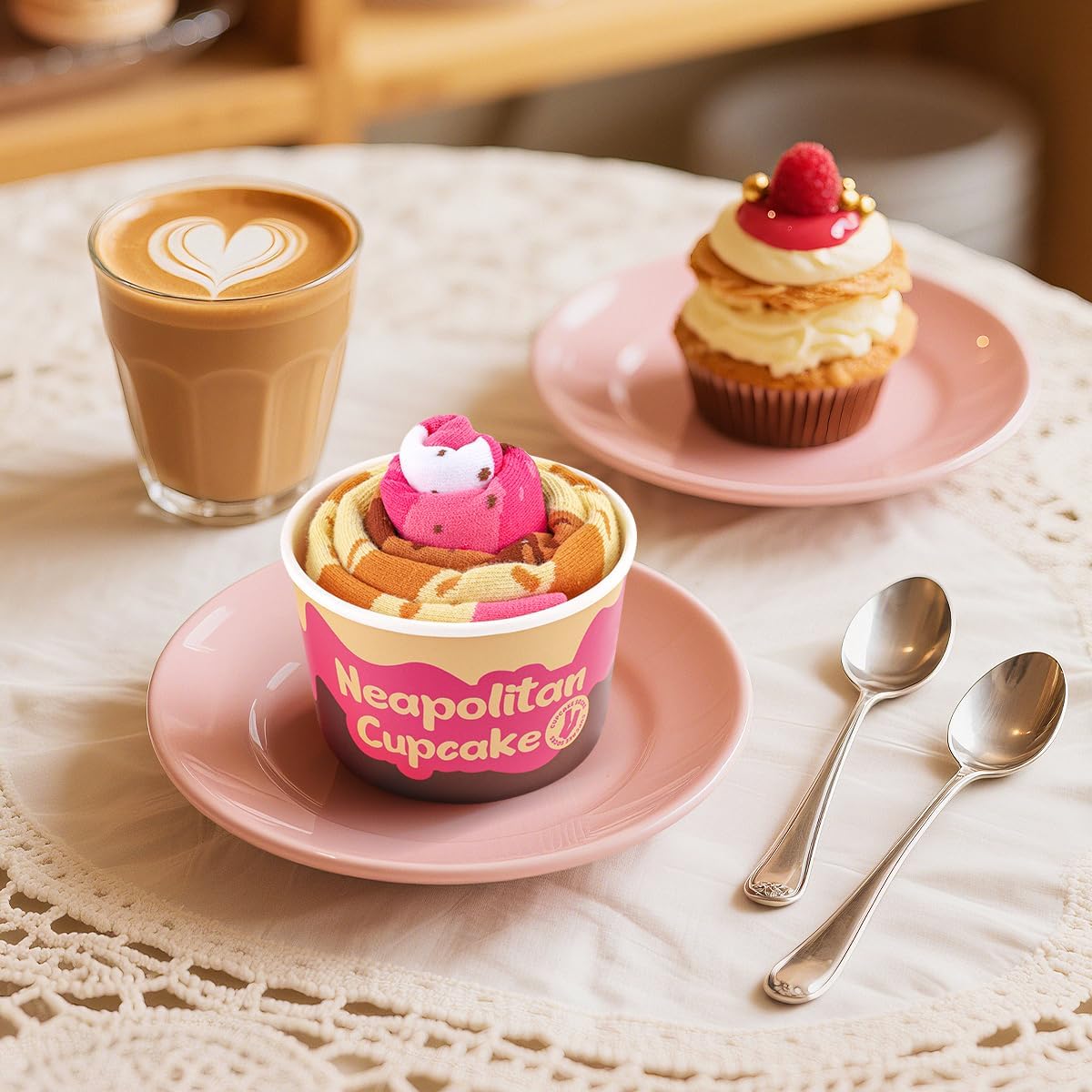 AGRIMONY Funny Donut Macaron Socks Box for Women Girls Teens - Fun Novelty Cute Funky Cotton Socks Birthday Christmas Gifts - Image 4