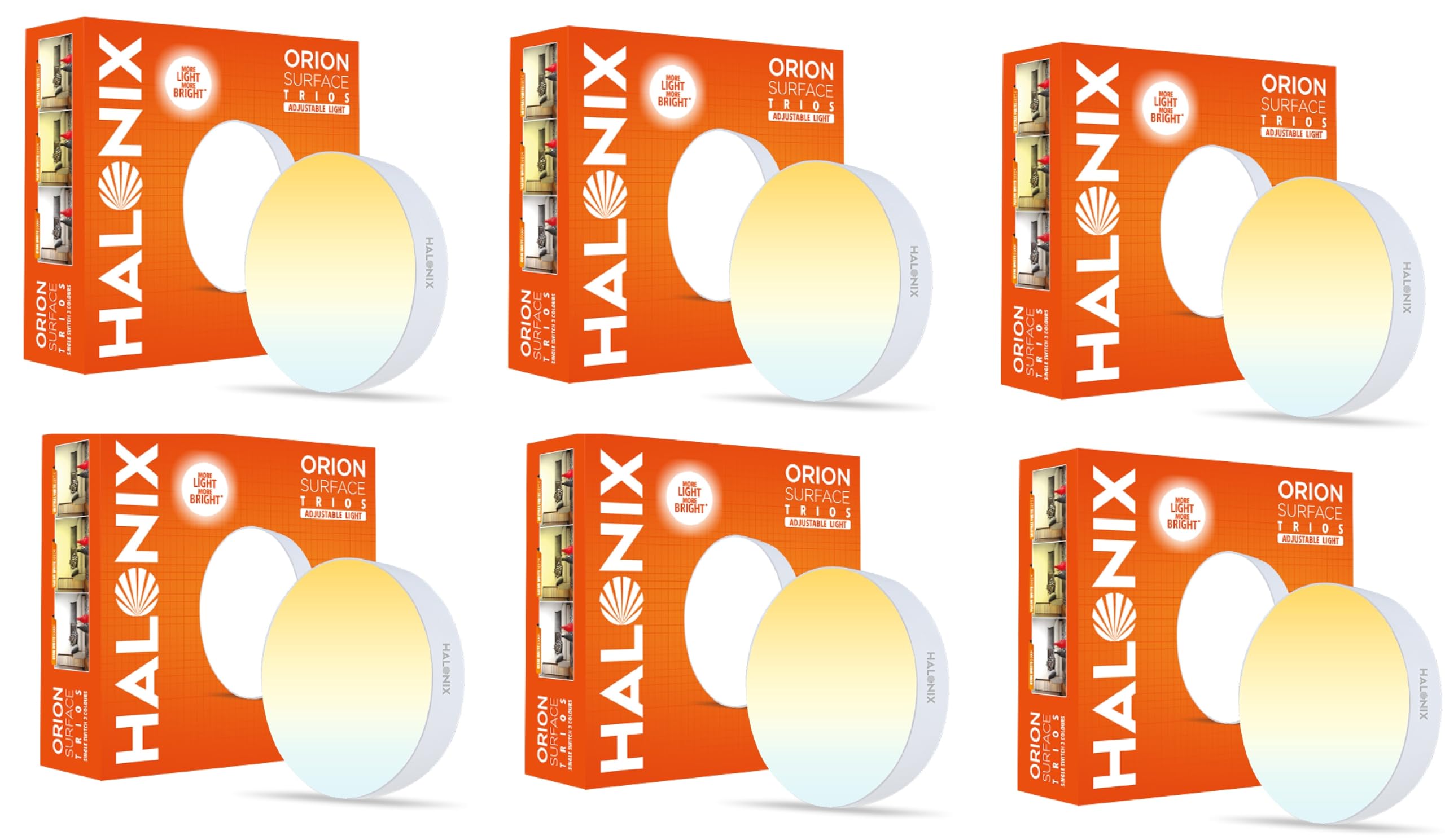 Halonix Multicolor LED Downlighter - 3-in-1 Color Changing -10