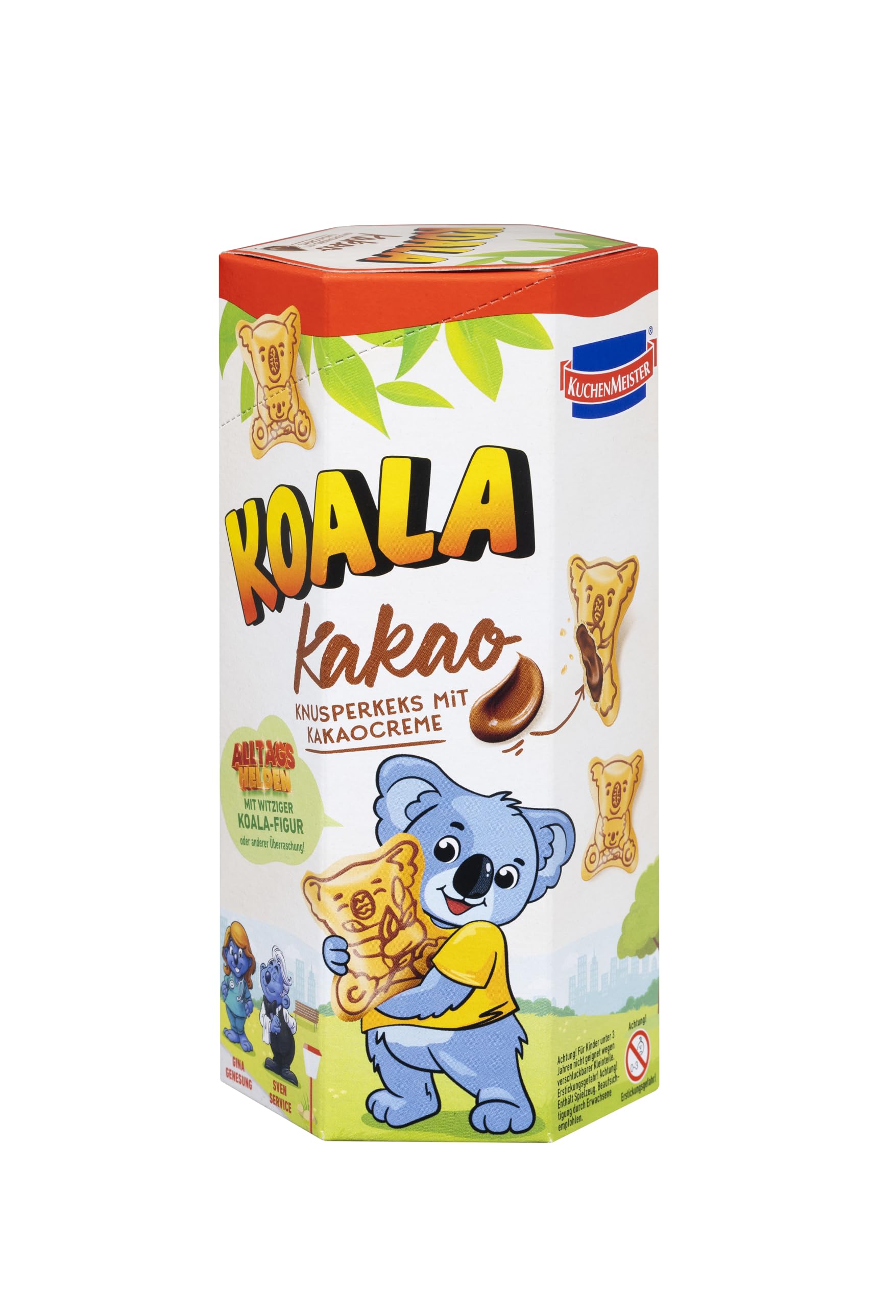 KuchenMeister Koala Kekse | Kakao Creme Füllung 75 g | Knusprige Kekse | gefüllt mit leckerer Kakao Creme | ultimativen Nasch-Spaß | (1 x 75 g)