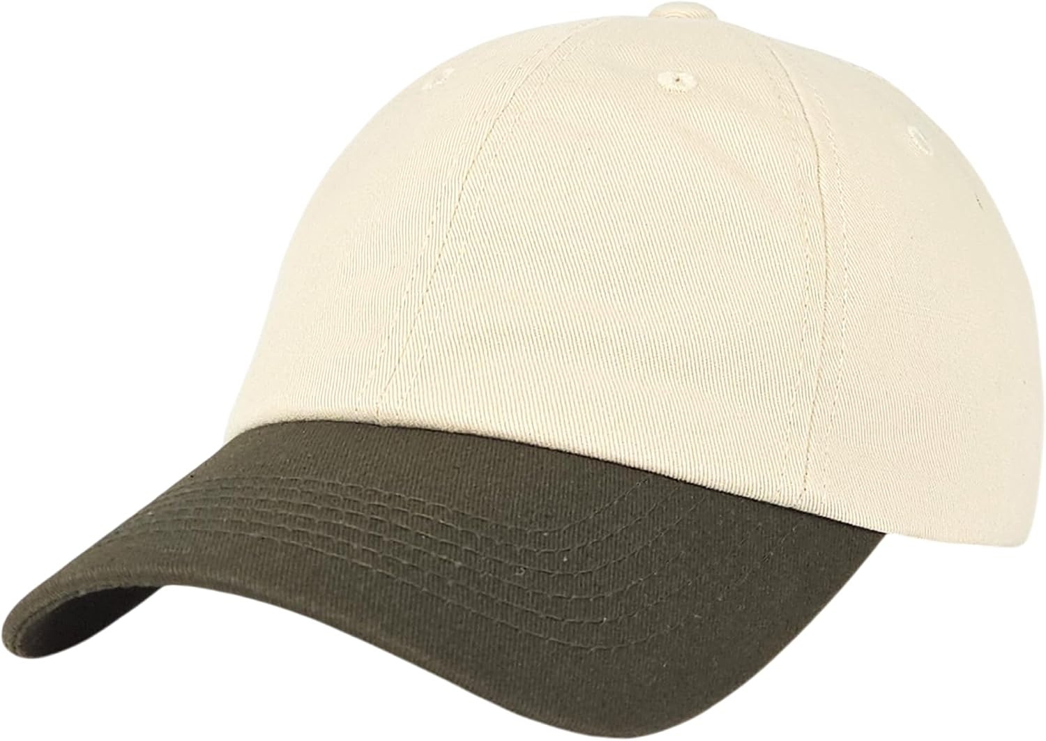 Gorra clásica dos tonos ajustable algodón unisex