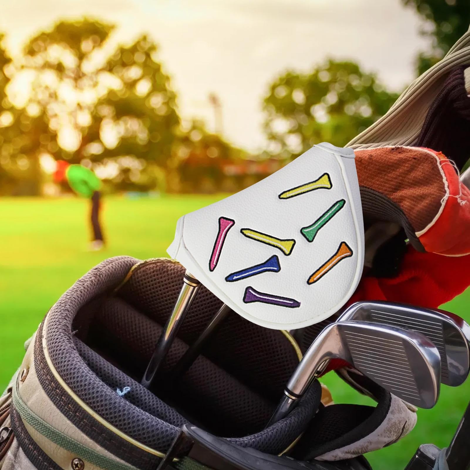 Custodia per putter - Custodia magnetica per mazza putter in PU | Attrezzatura da golf portatile, custodia protettiva resistente per allenamento e competizione sul campo
