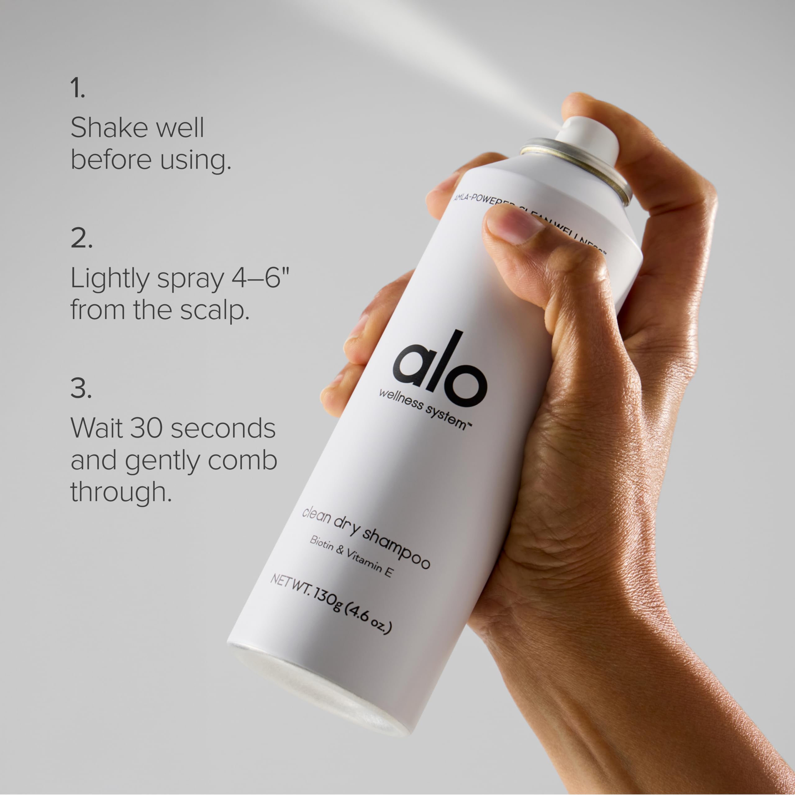 Amazon.com: ALO Clean Dry Shampoo | Restores, Refreshes & Boosts