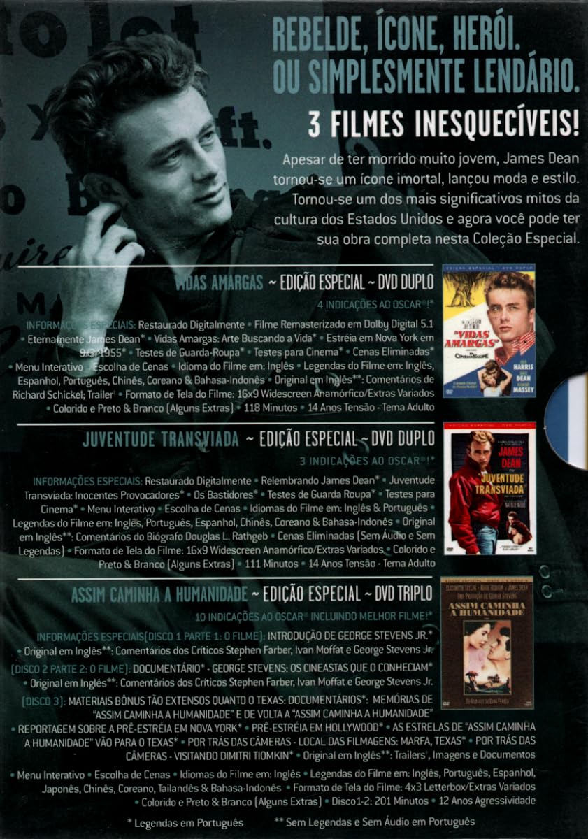 The Complete James Dean Collection (East of Eden / Giant / Rebel Without a Cause Special Edition) image 2
