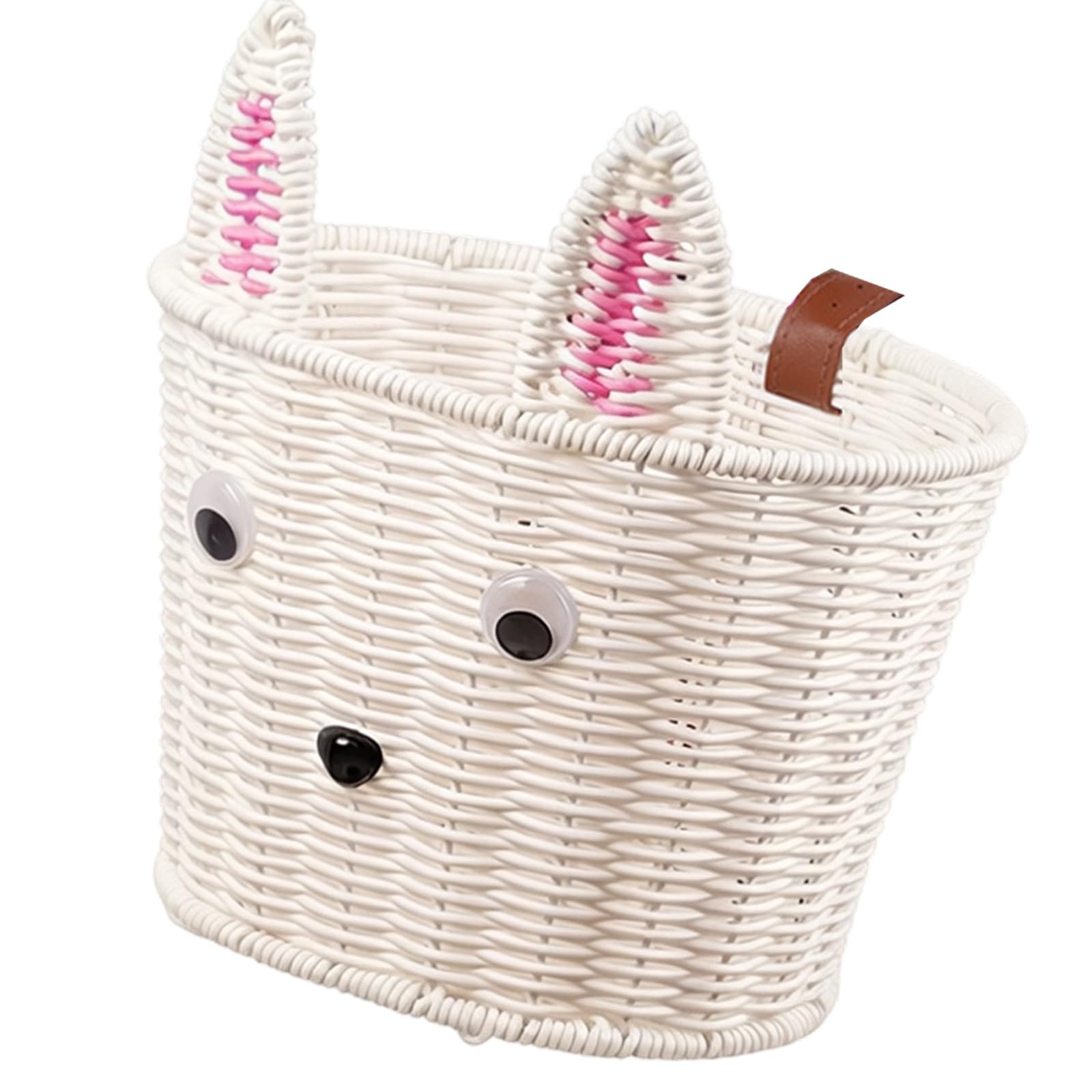 QIAOLIDA Girls Bicycles Basket Adjustable Woven Tricycle Basket Bicycles Front Handlebar