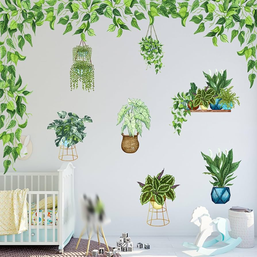 ウォールステッカー植物２壁紙シールおしゃれ北欧風部屋飾りDIYインテイリア人気 楽天市場】ウォールステッカー 植物 おしゃれ シール 北欧