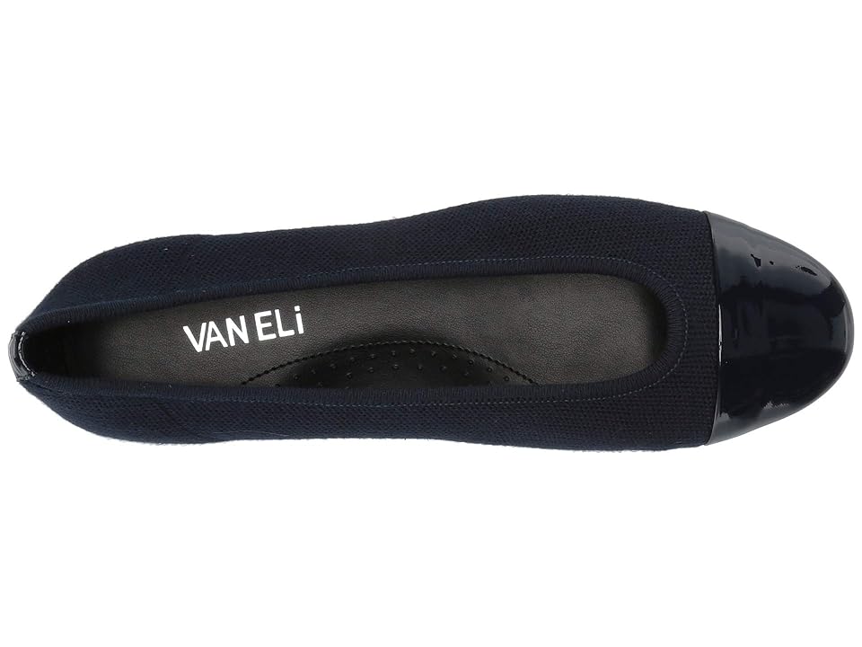 

Vaneli Suzel (Navy Knitwear/Metch Patent) Women's Flat Shoes, Black