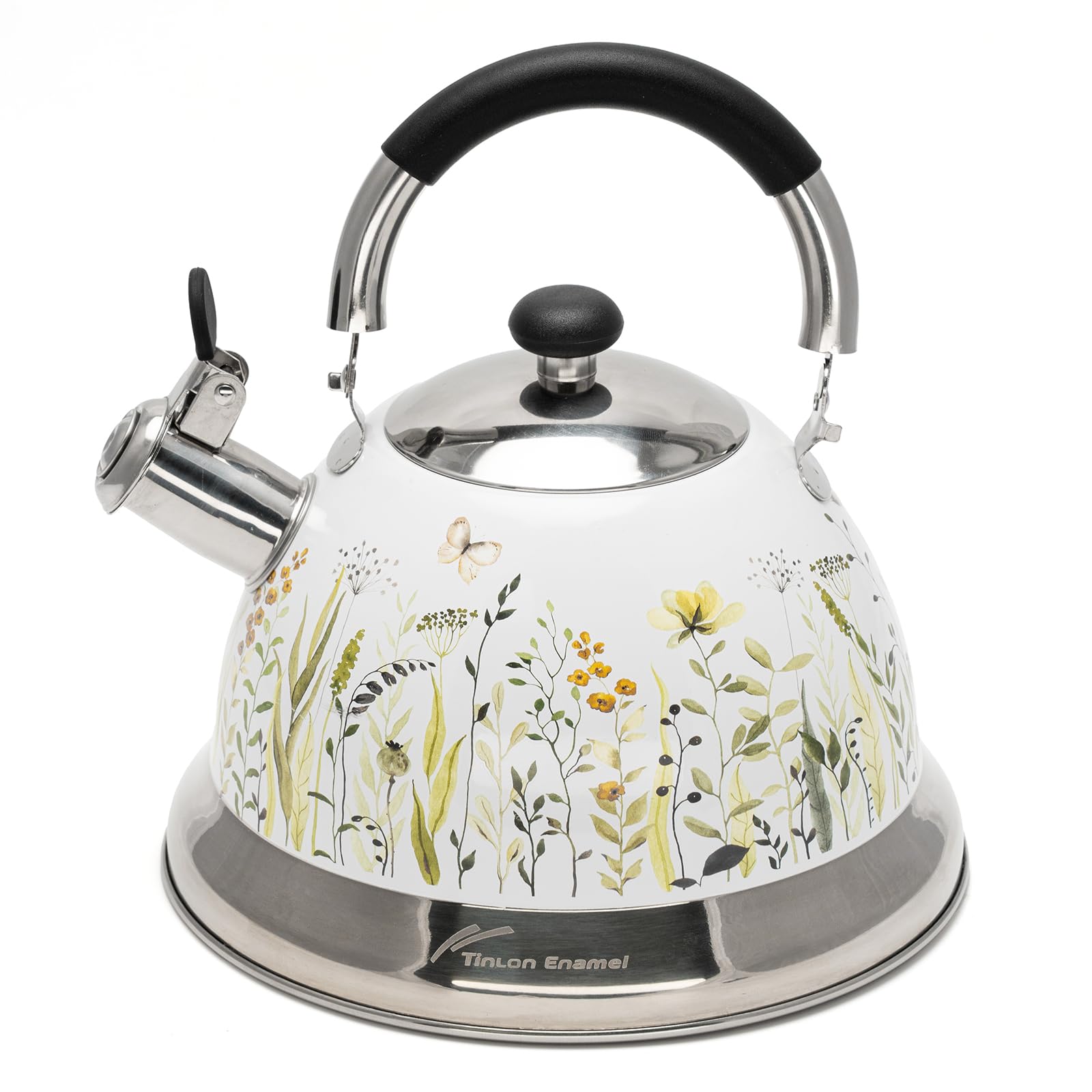 Tea Kettle, 3.1 Quart Whistling Tea Pot for Stove Top, Food Grade 304 Stainless Steel Teapot with for Coffee, Tea, Milk etc