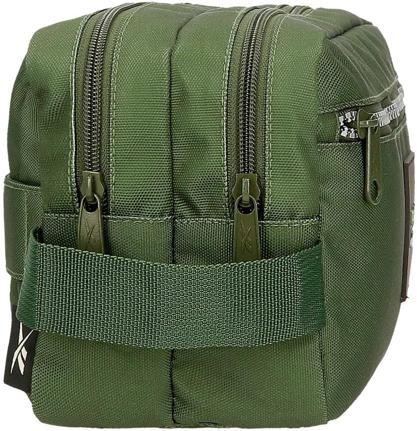 Reebok Arlie Beauty case due scomparti adattabile verde 26 x 16 x 12 cm Poliestere, Verde, Taglia unica, Beauty case a due scomparti adattabile Borsa da toilette Verde - Immagine 2