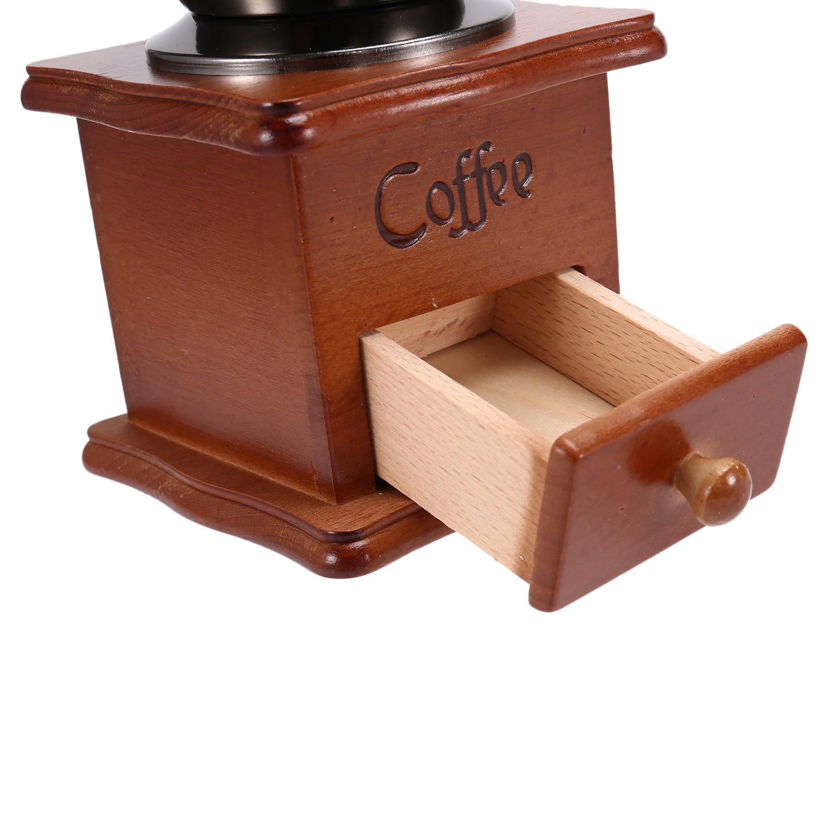 4X Kaffee Bohnen Manuelle Kaffee Hand Edelstahl Retro Kaffee Gewürz Mini Gratmühle mit Keramik