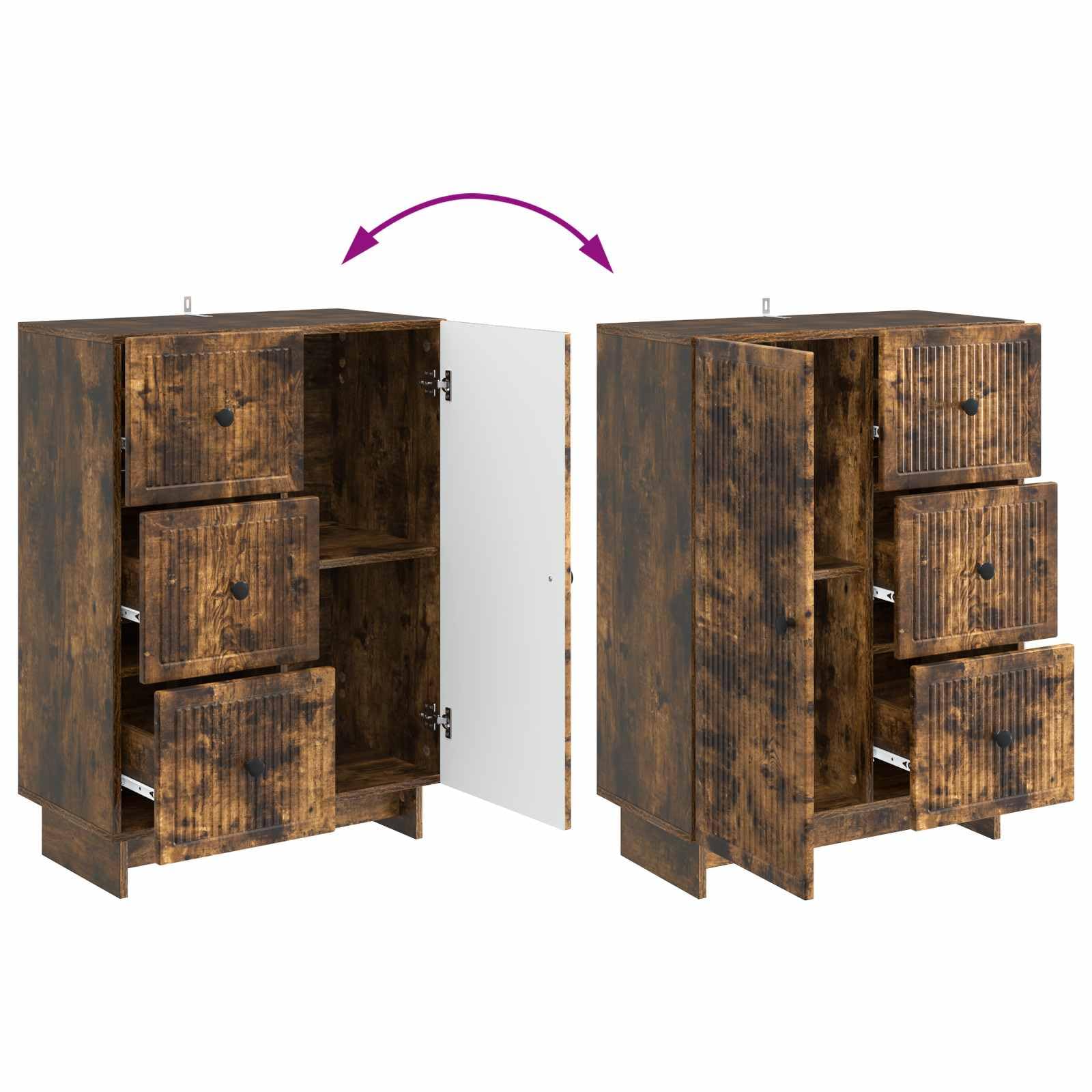 Hothingwell Bufet Bois Ingenierie 66 x 34,5 x 90 cm