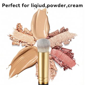 Concealer Brush Concealer Brush Under Eye Concealer Blending Brush Precision Face Synthetic Makeup Brush for Concealing Blending Setting with Powder Liquid Cream Cosmetics