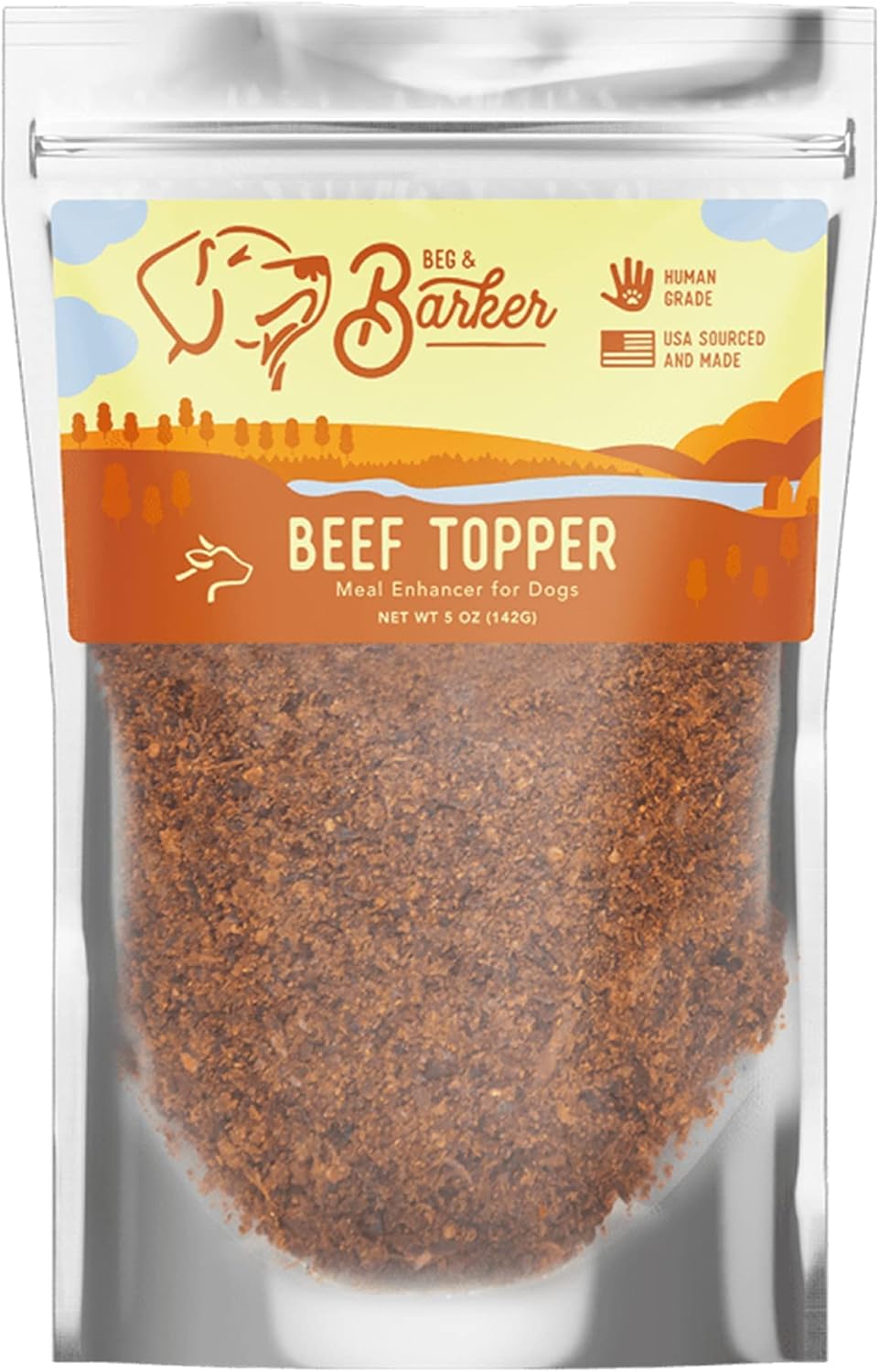 Beg & Barker Beef Dog Food Topper (5 oz, Pack of 1