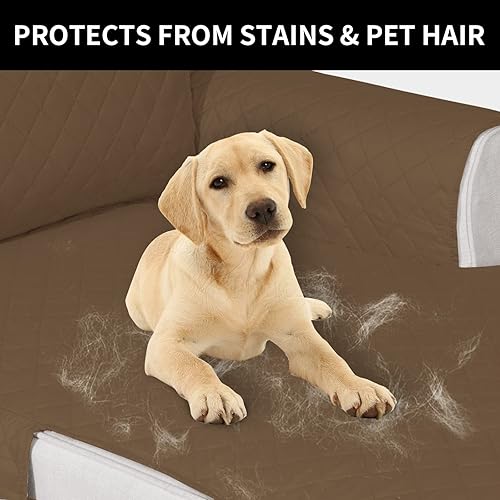 Miniatura 903 de Easy-Going - Funda reversible para sofá, resistente al agua, con varillas de espuma y correas elásticas, protector de muebles para mascotas y perros