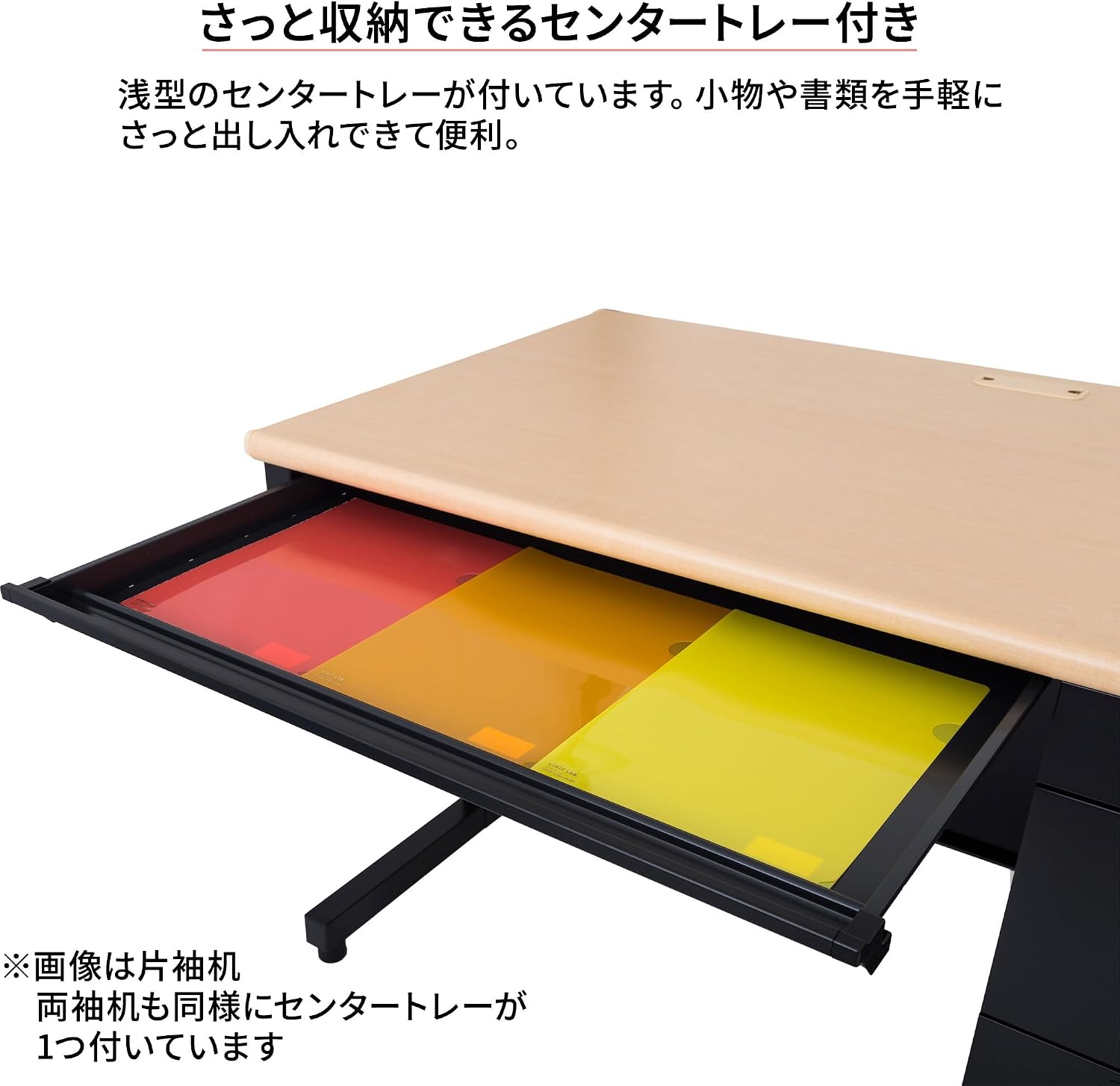オフィスデスク スチールデスク SHデスク 両袖机 キャビネット付 幅140 奥行70cm 【ゲート】 天板ホワイト/本体ホワイト 配線