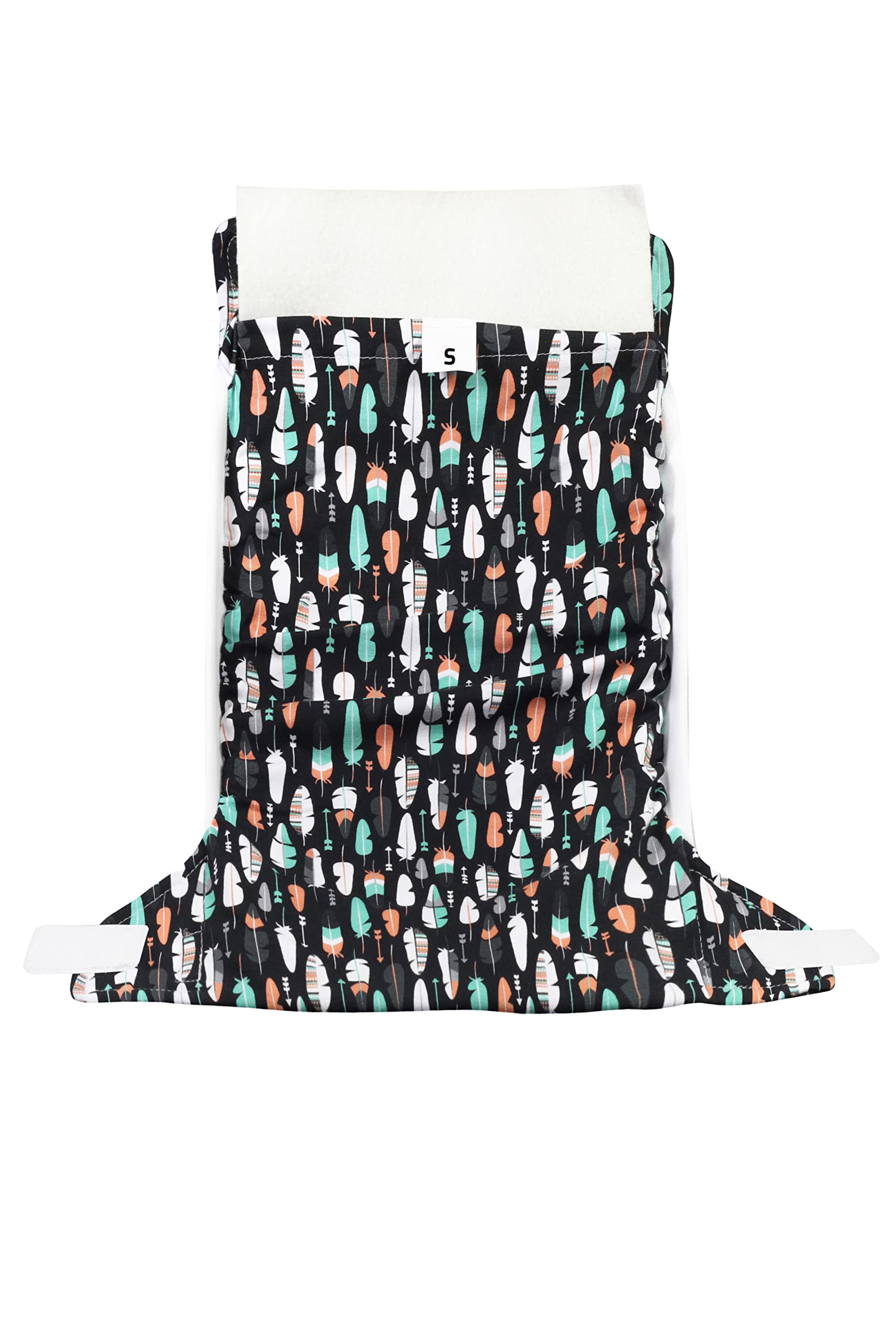 Petit Lulu Spreizhöschen für breites Wickeln//Spreizwindelhosen/Größe M (5-9 kg)/ Klett… (Feathers and Arrows)