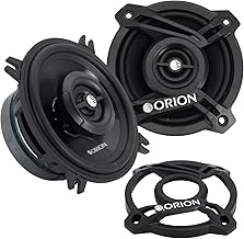 ORION Cobalt Series CB42 4” 2-Way Coaxial Car Speakers, 160W, 4 Ohms, Full Range, Enhanced Bass, Polypropylene Cone & Butyl Rubber Surround, Easy Install (Pair)
