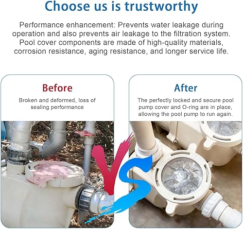 Miniatura 7 de 350090350091 Juego completo de repuesto para bombas Pentair SuperFlo (incluye junta tórica)
