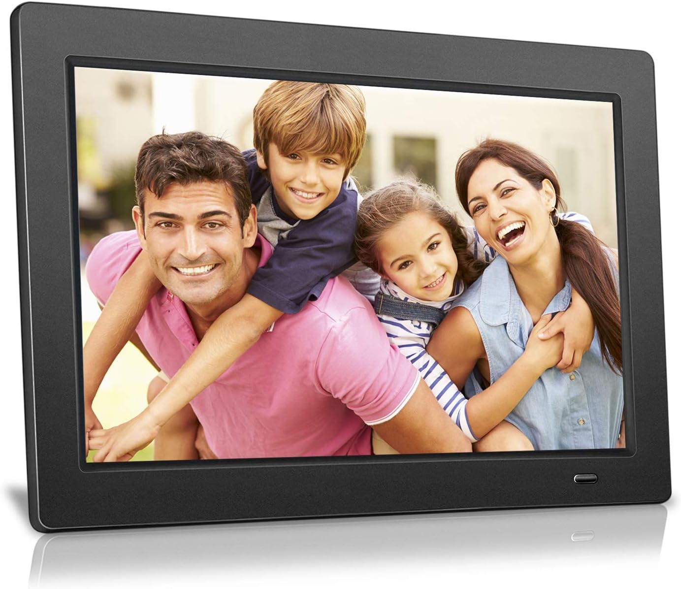 14 inch Cloud Wi-Fi Digital Picture Frame with Remote Control, 20GB Free Cloud Storage, Personal Cloud Album, Computer or App Manage, Minimum Setup, SD Card and USB Flash Drive