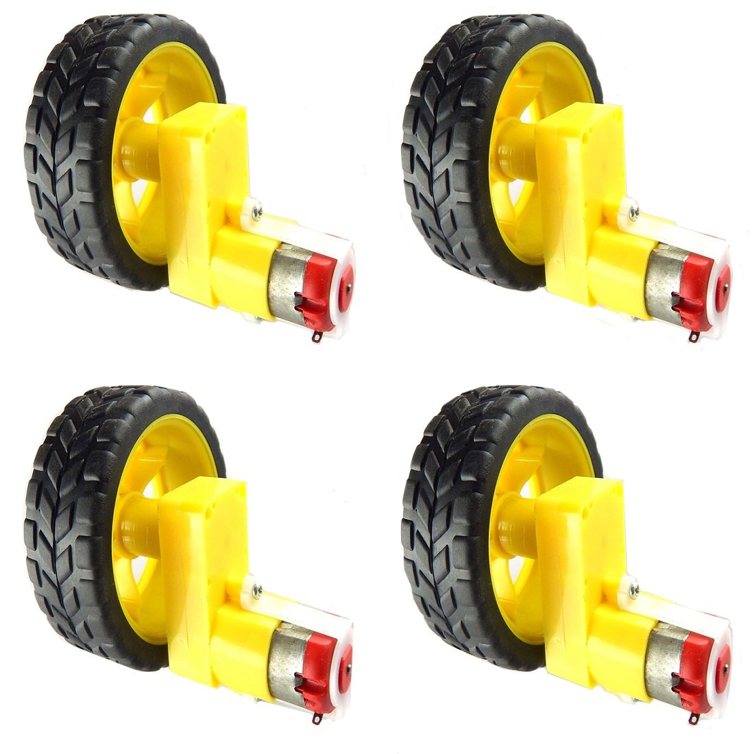 UG LAND INDIA High Power 4 Wheel 4 Shaft Motor (Heavy Load) High Torque Motor Robotics Wheel Car Wheel Tanker Wheel Hard Rubber Strong Grip Stable Friction Slide Easy Moving Wheel Set DGI30 Offer From [UG Seller] Only (B078YFG3X8) Amazon Price History, Amazon Price Tracker