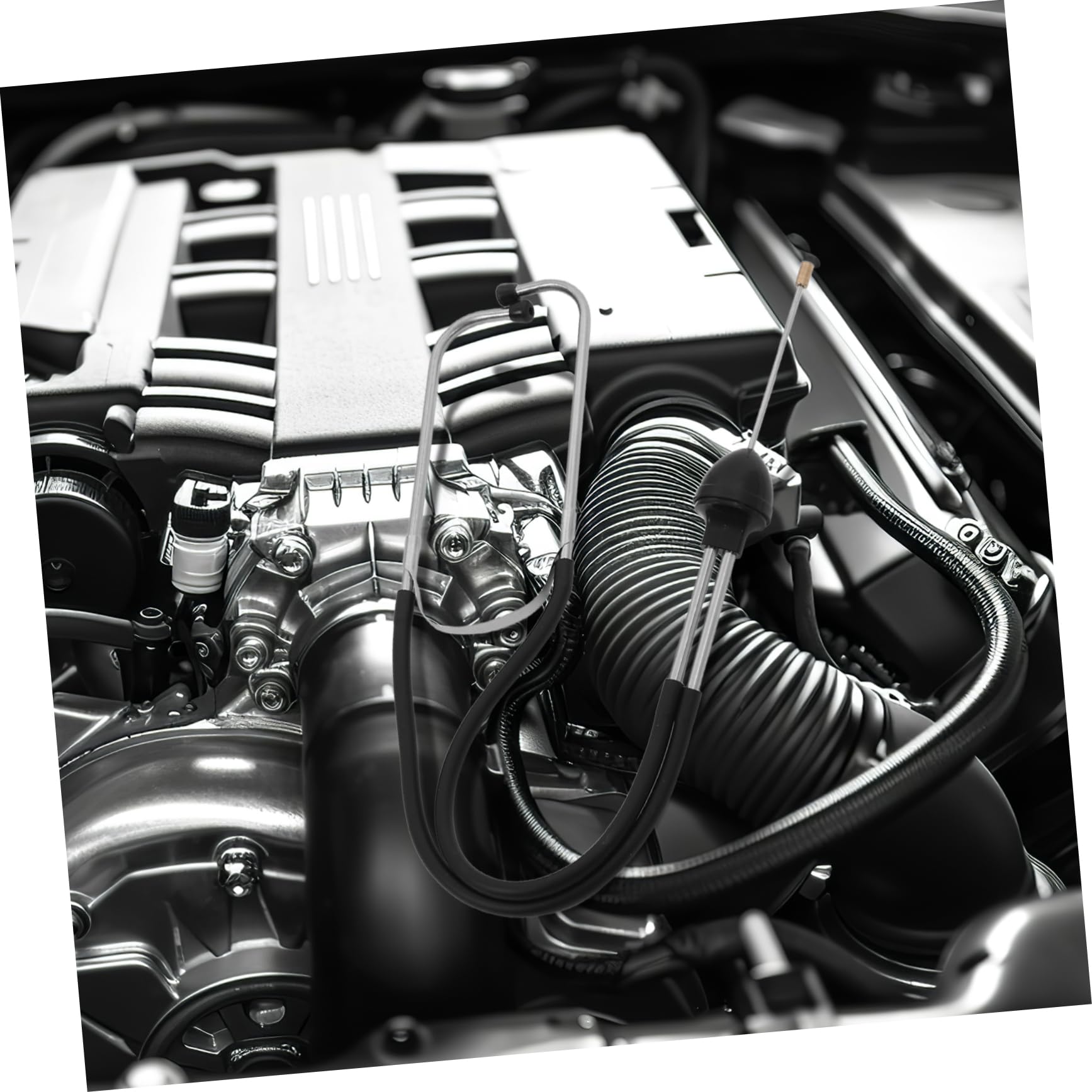 GLEAVI 5piezas Estetoscopio De Motor para Detección De Automotrices Herramienta De para De Vehículos para Mecánicos y Al Automóvil