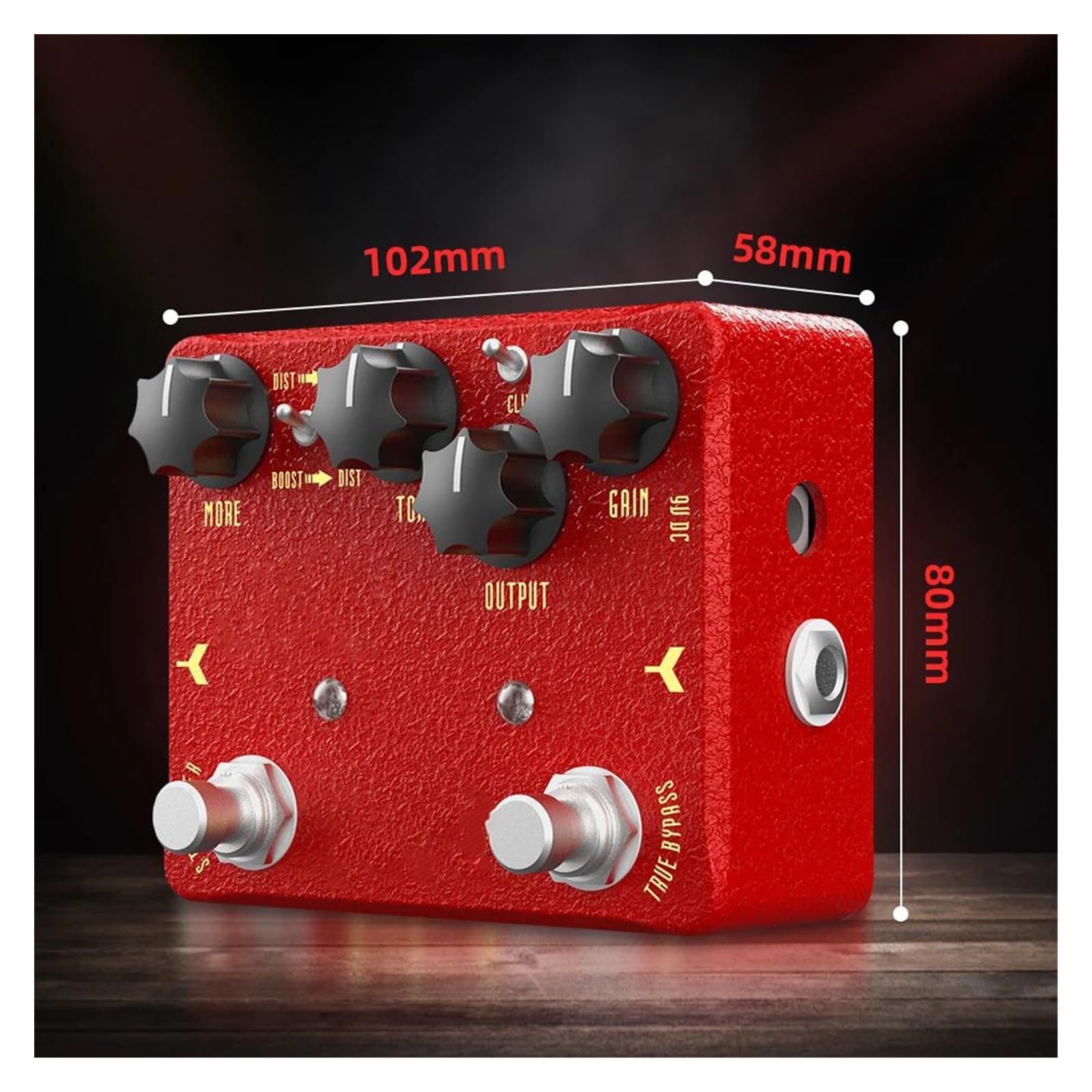 Efekt Gitarowy Distortion Klasyczny Zmodyfikowany Efekt Wzmacniacza Z Wzmocnieniem 15 DB(3/4)