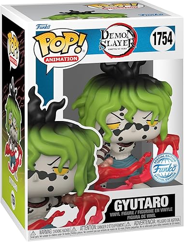 Funko Pop! Animación 1754 Demon Slayer Gyutaro (Ataque de sangre) Edición especial