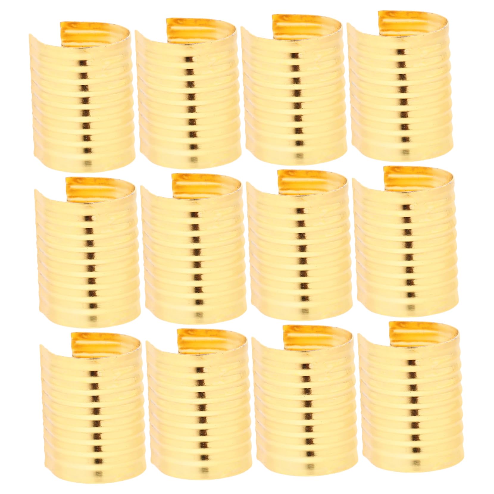 IWOWHERO 100pcs Iron Leather Cord Clips DIY Handmade Jewelry Making Clips Easy Crimps for Jewelry Making