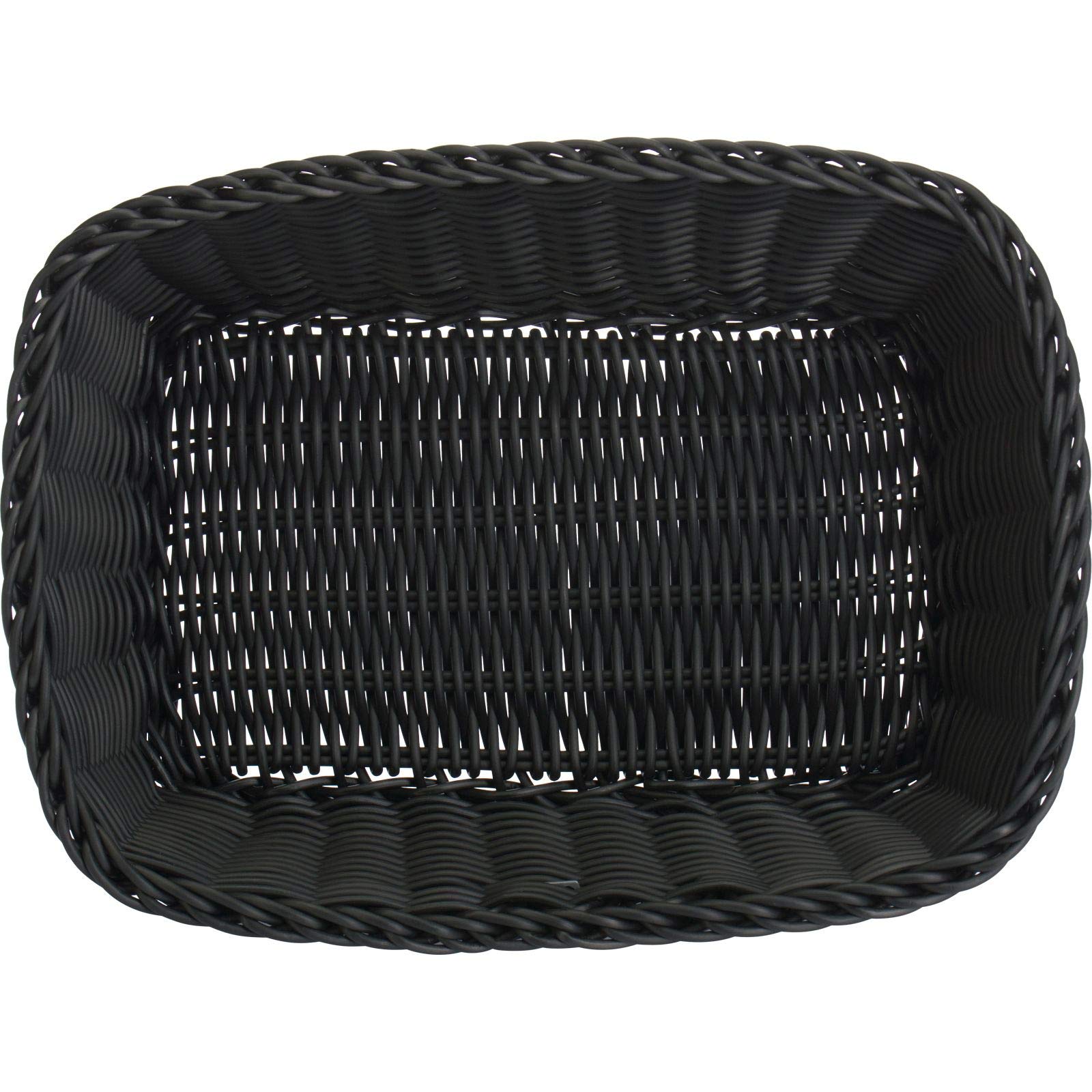Westmark Cesta multiusos, Apta para hostelería y gastronomía, Rectangular, Aprox. 31,5 x 22 x 10 cm, Fibra sintética, Saleen Edition, Negro, 02020019101