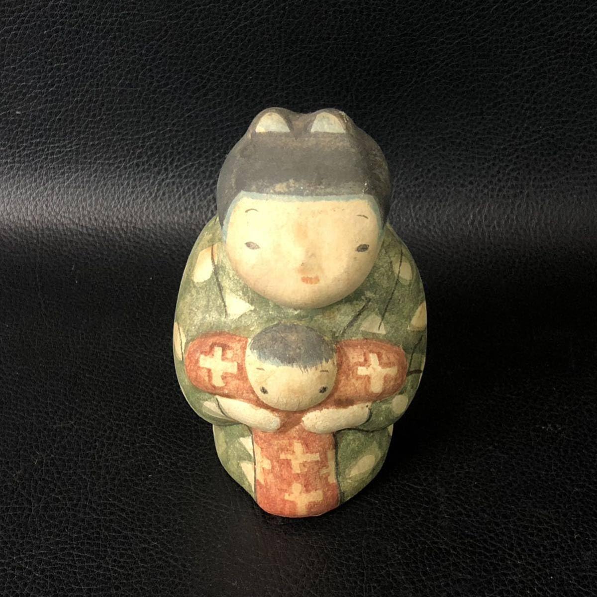 みよろ人形 「水辺興談」戦後複製品 三四郎人形 郷土人形 古道具