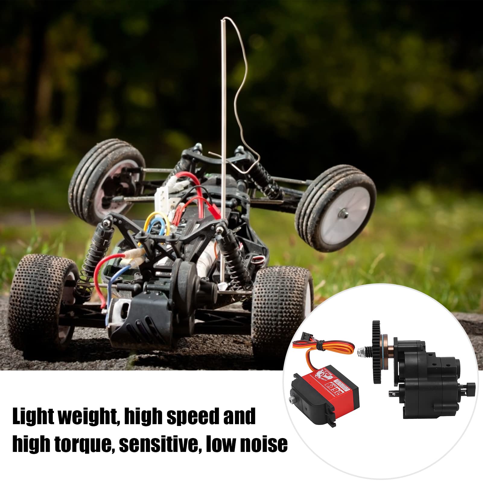 Pwshymi Zweigang-Getriebesatz für Axial Wraith SCX10