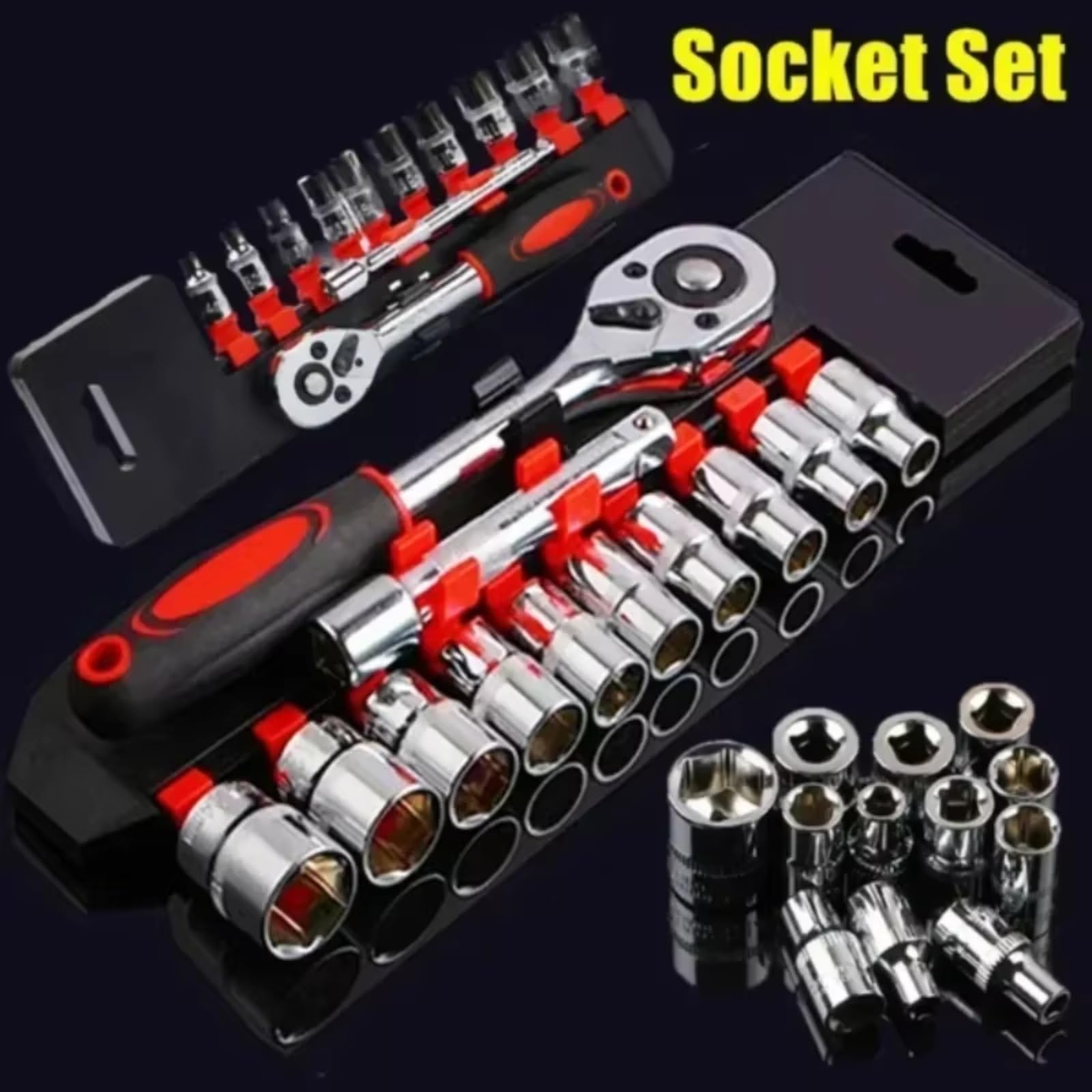 Set attrezzi da officina Set Da 12 Pezzi Set Chiavi A Bussola Strumento Riparazione Biciclette Per Moto Strumenti Riparazione Automatica Barche Auto Kit Attrezzi Bici Multiuso Per Bici