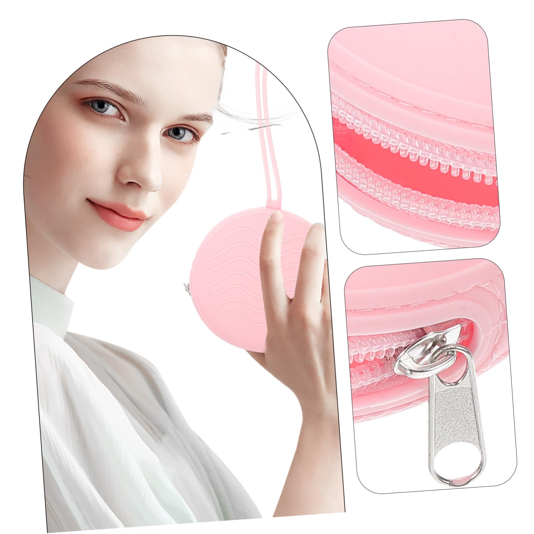 TOVINANNA 3pcs Box Box Holder Container Reusable Case Outdoor Carrier Case for Cups Pacifier Holders Pink