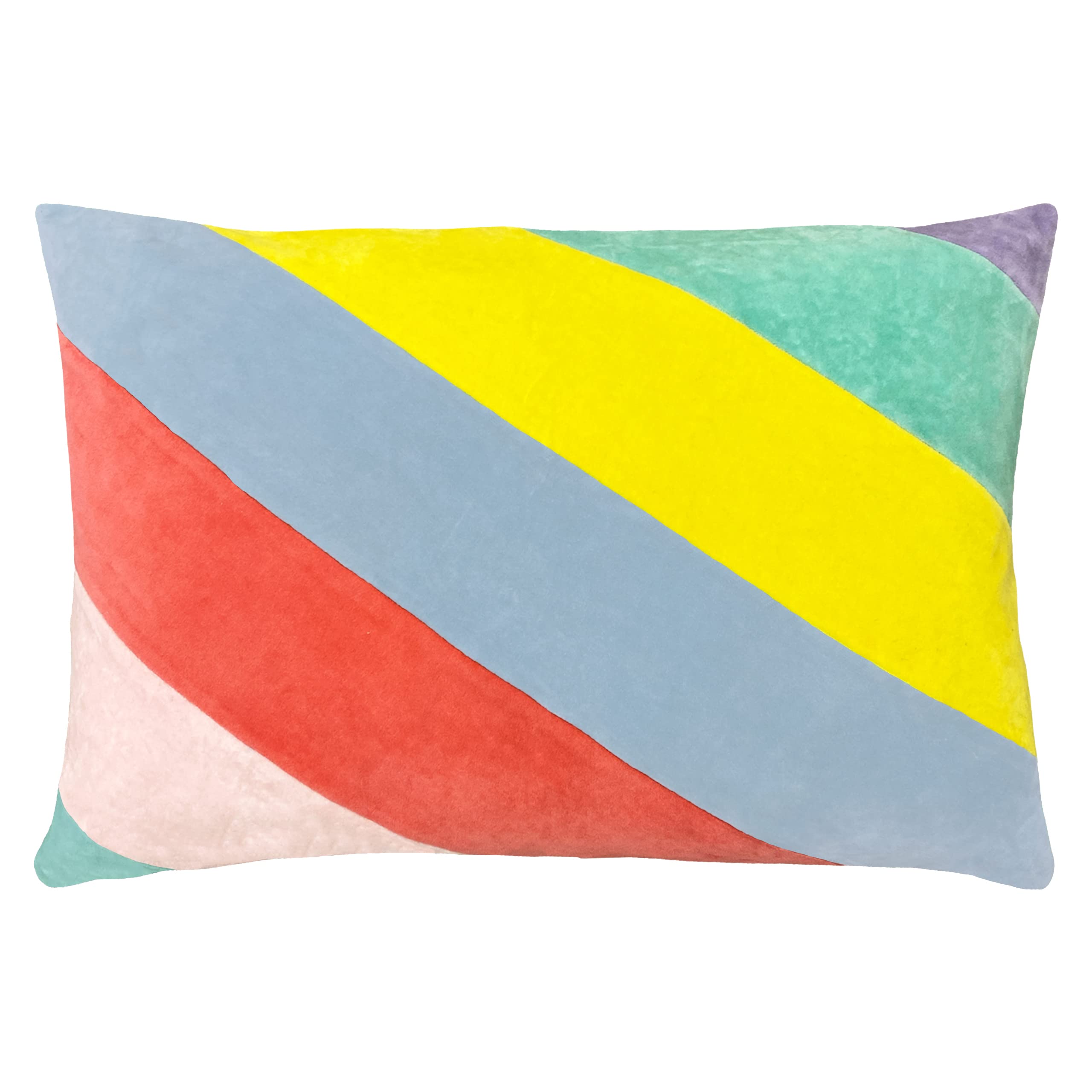 furn. Della Feather Filled Cushion, Cotton, Pastels