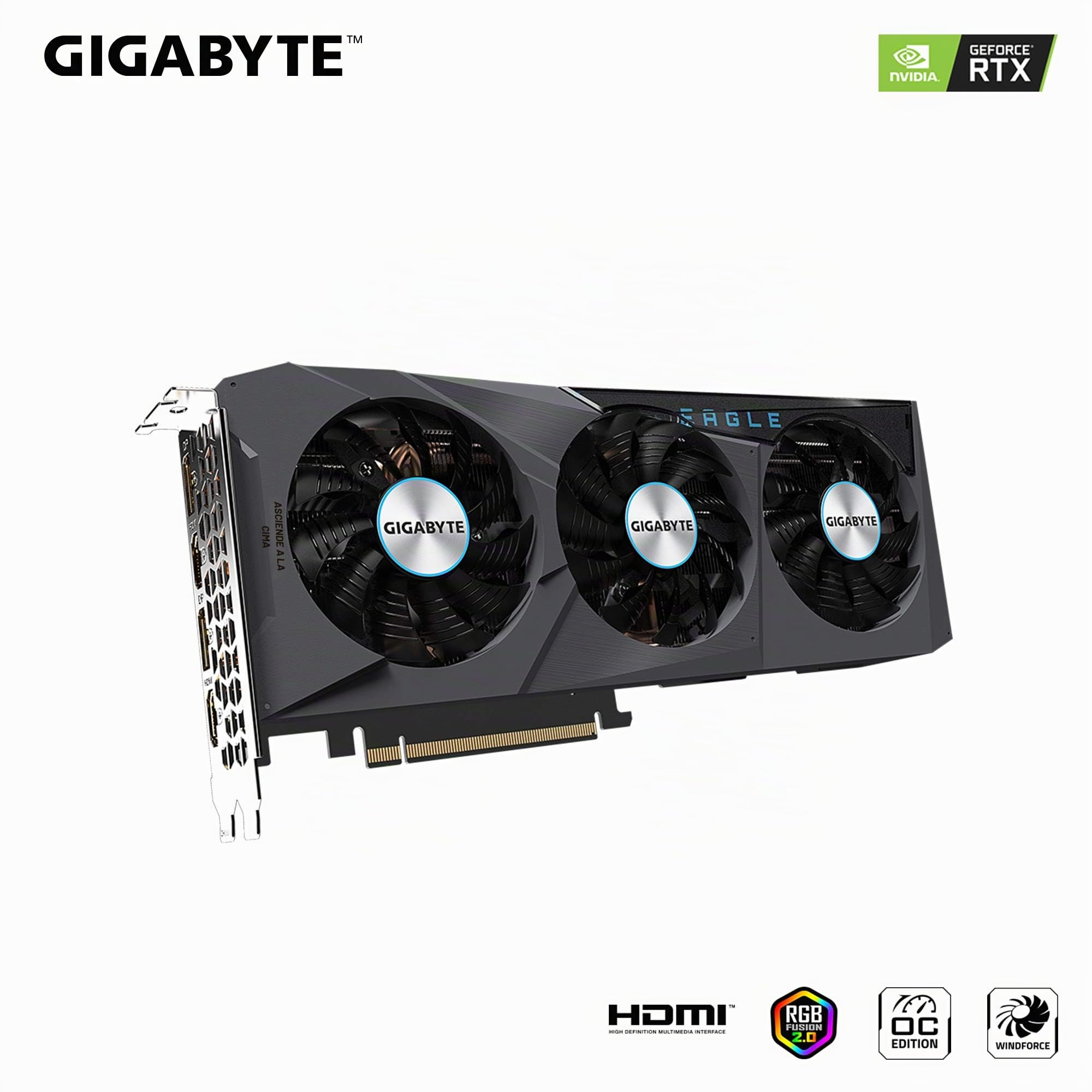 Gigabyte RTX 3070 EAGLE OC - Tarjeta gráfica GeForce 8 GB