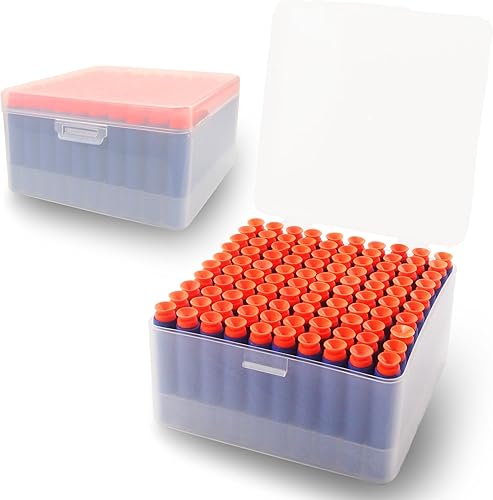BOROLA Caja de almacenamiento de balas de dardos de espuma fácil de organizar y transportar, diseñada específicamente pensando en los entusiastas de