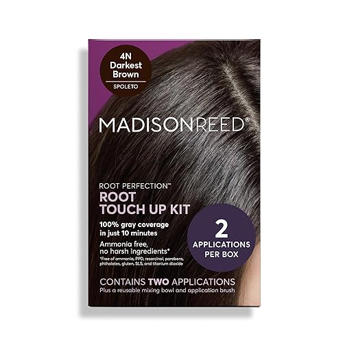 Miniatura 15 de Madison Reed Root Perfection Retoque Permanente de Raíces, Negro 3N Corato, 10 Minutos para 100% de Cobertura de Raíces Grises, Tinte para Cabello