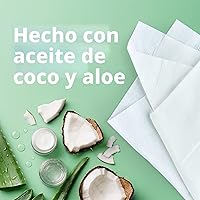 Vista 4 de Kleenex Loción de pañuelos faciales con aceite de coco, 4 cajas de cubos, 60 pañuelos por caja, 3 capas