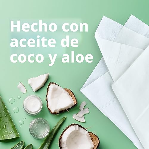 Miniatura 4 de Kleenex Loción de pañuelos faciales con aceite de coco, 4 cajas de cubos, 60 pañuelos por caja, 3 capas