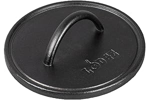 Round Flat Cast Iron Grill Press