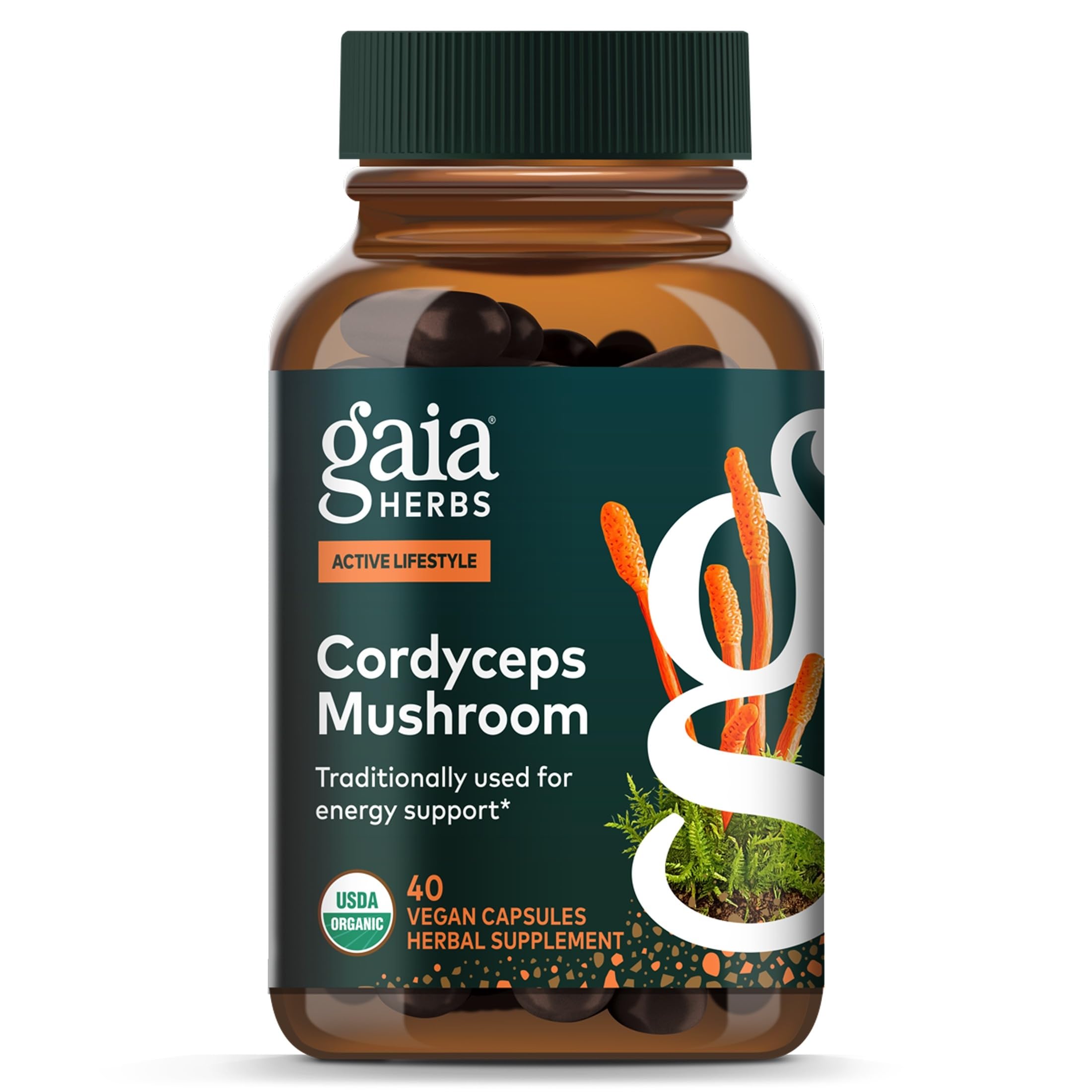 Gaia Herbs Cordyceps Mushroom Capsules