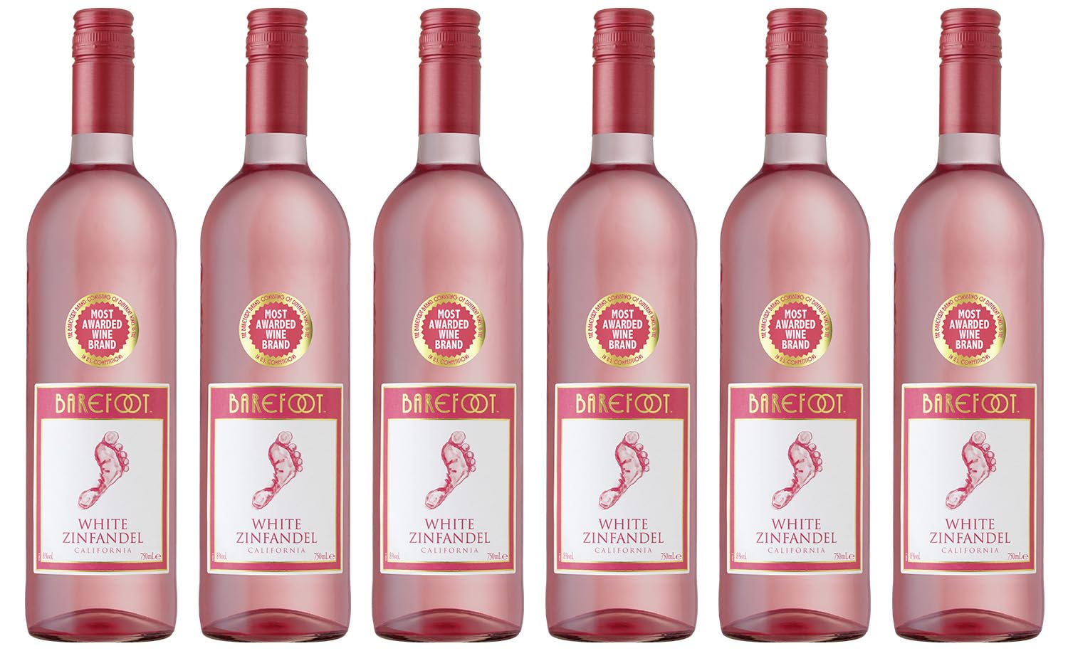 Barefoot White Zinfandel Lieblich (6 x 0.75 l)