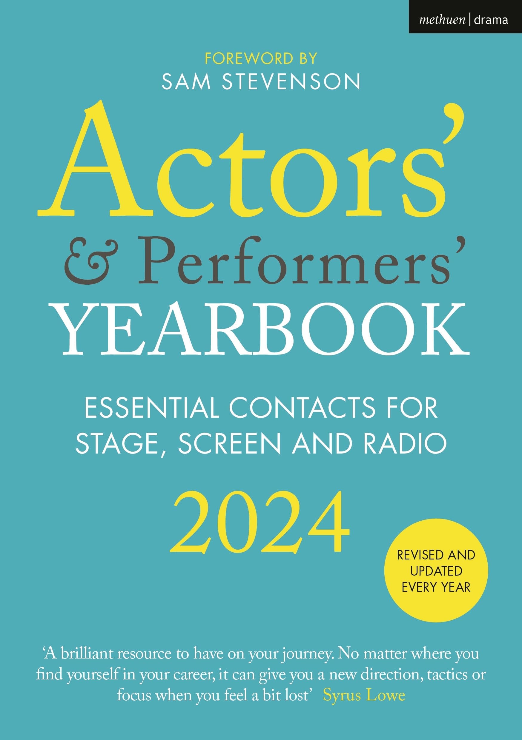 Actors and Performers Yearbook 2024 by Sam Stevenson - 9781350408203