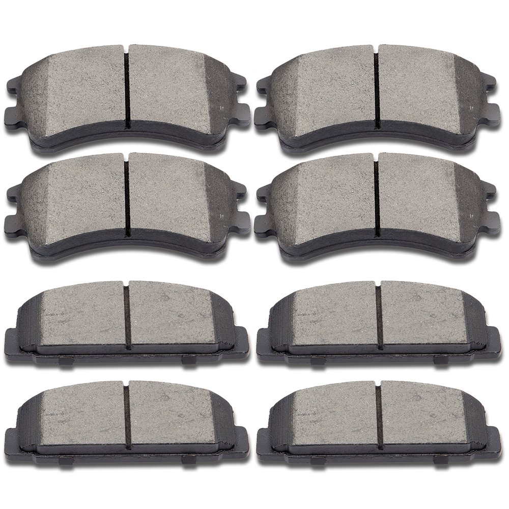 cciyu D957 D482 Ceramic Front Rear Brake Pad Set Fit For 2003-2005 For Mazda 6