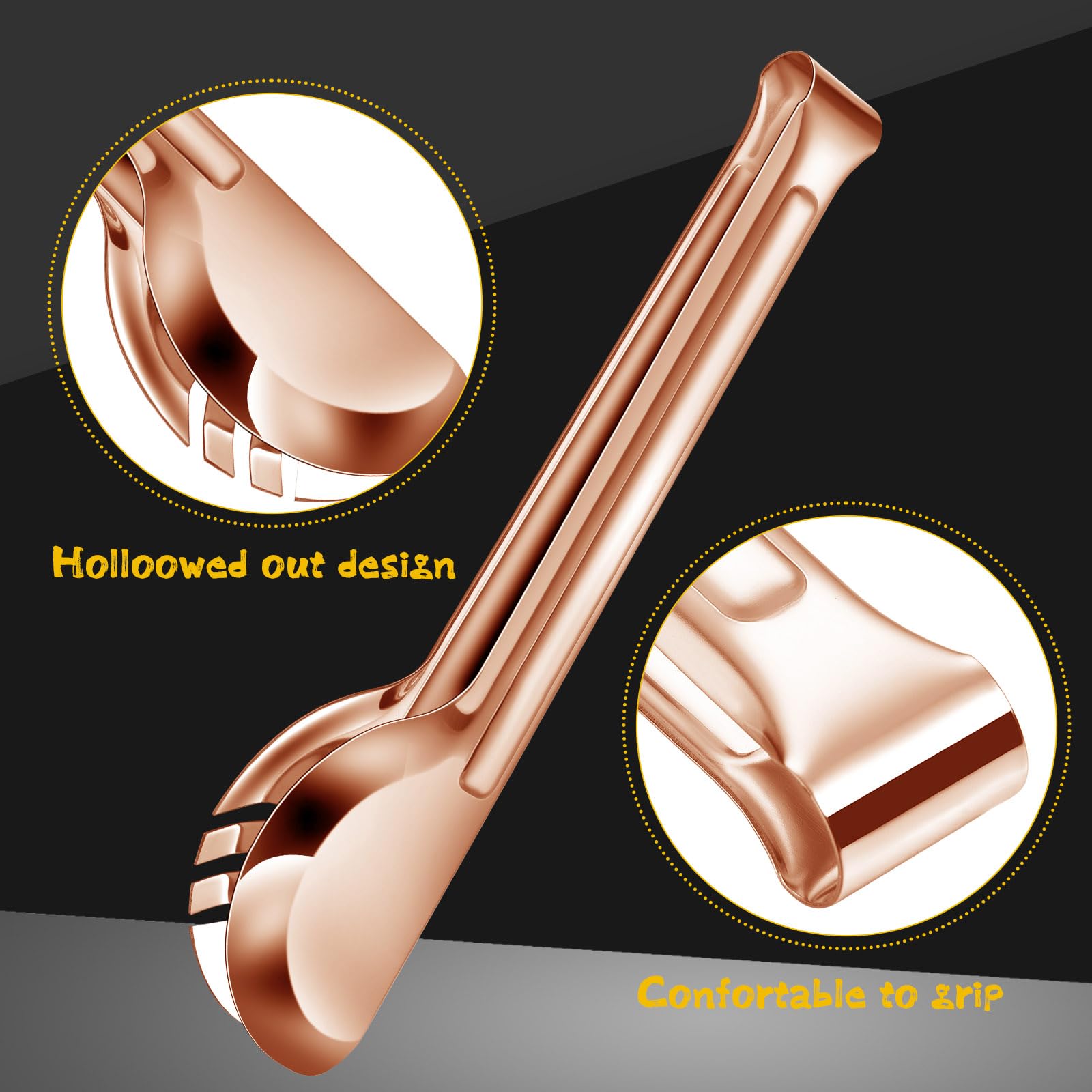 Juego de 30 utensilios de servir de acero inoxidable que incluye cucharas grandes para servir, cucharas ranuradas, tenedores para servir, cucharón, servidor de pastel y pinzas para servir para fiesta